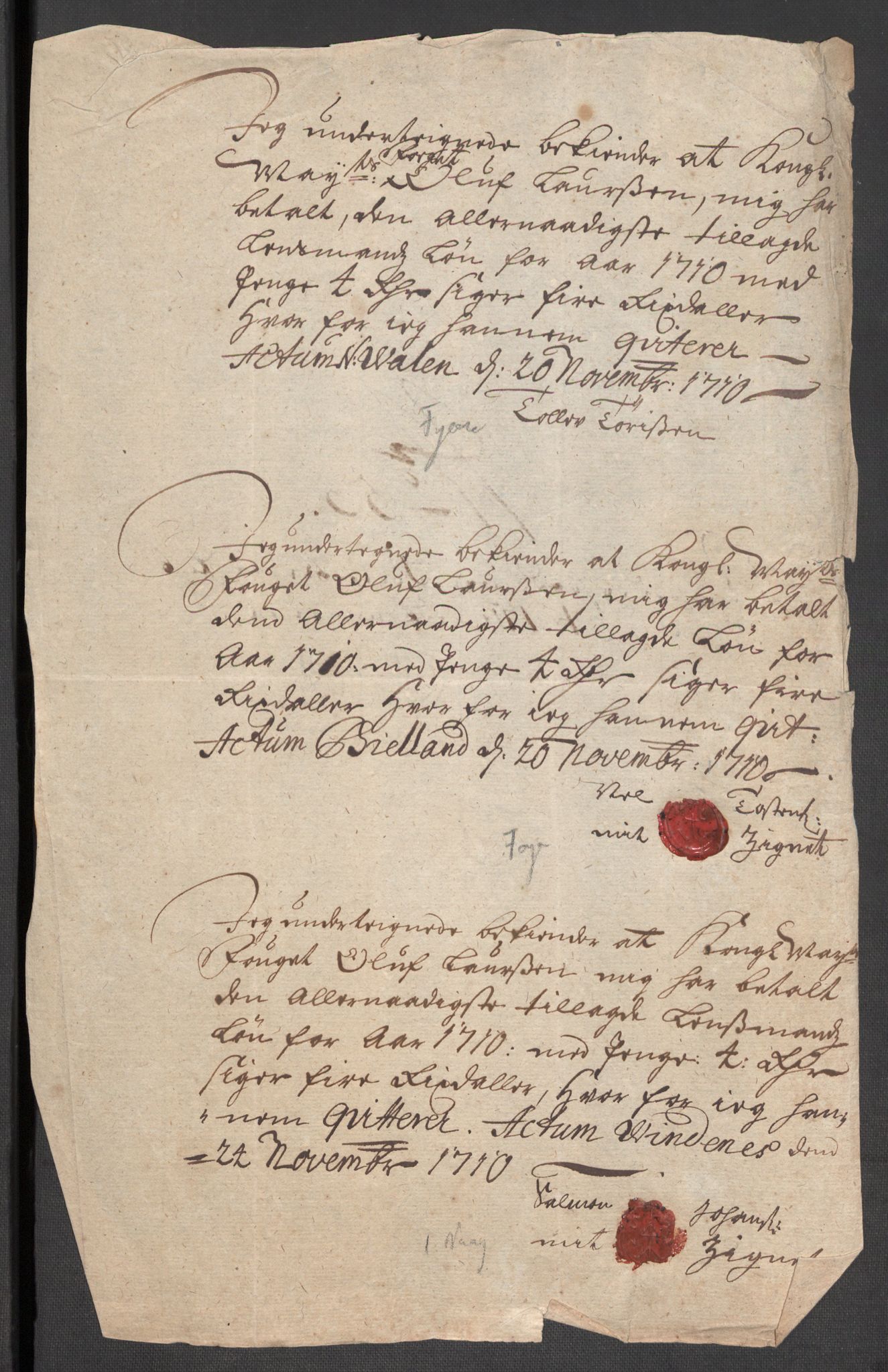 Rentekammeret inntil 1814, Reviderte regnskaper, Fogderegnskap, AV/RA-EA-4092/R48/L2986: Fogderegnskap Sunnhordland og Hardanger, 1709-1710, p. 604