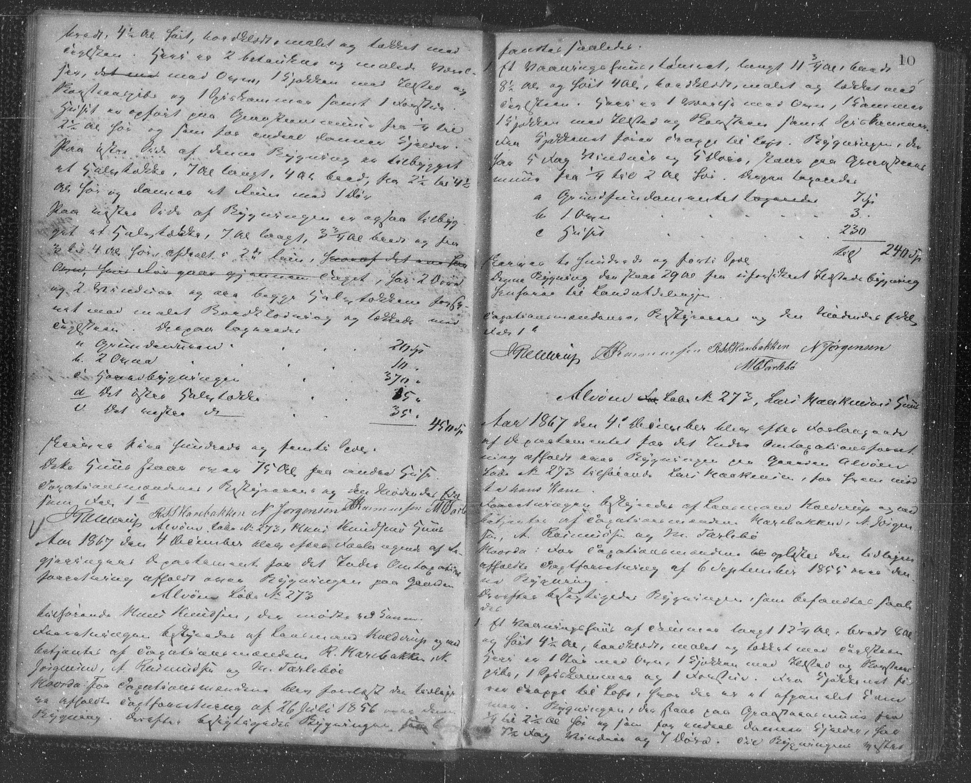 Lensmannen i Årstad, AV/SAB-A-36201/0012/L0004: Branntakstprotokoll, 1867-1872, p. 10