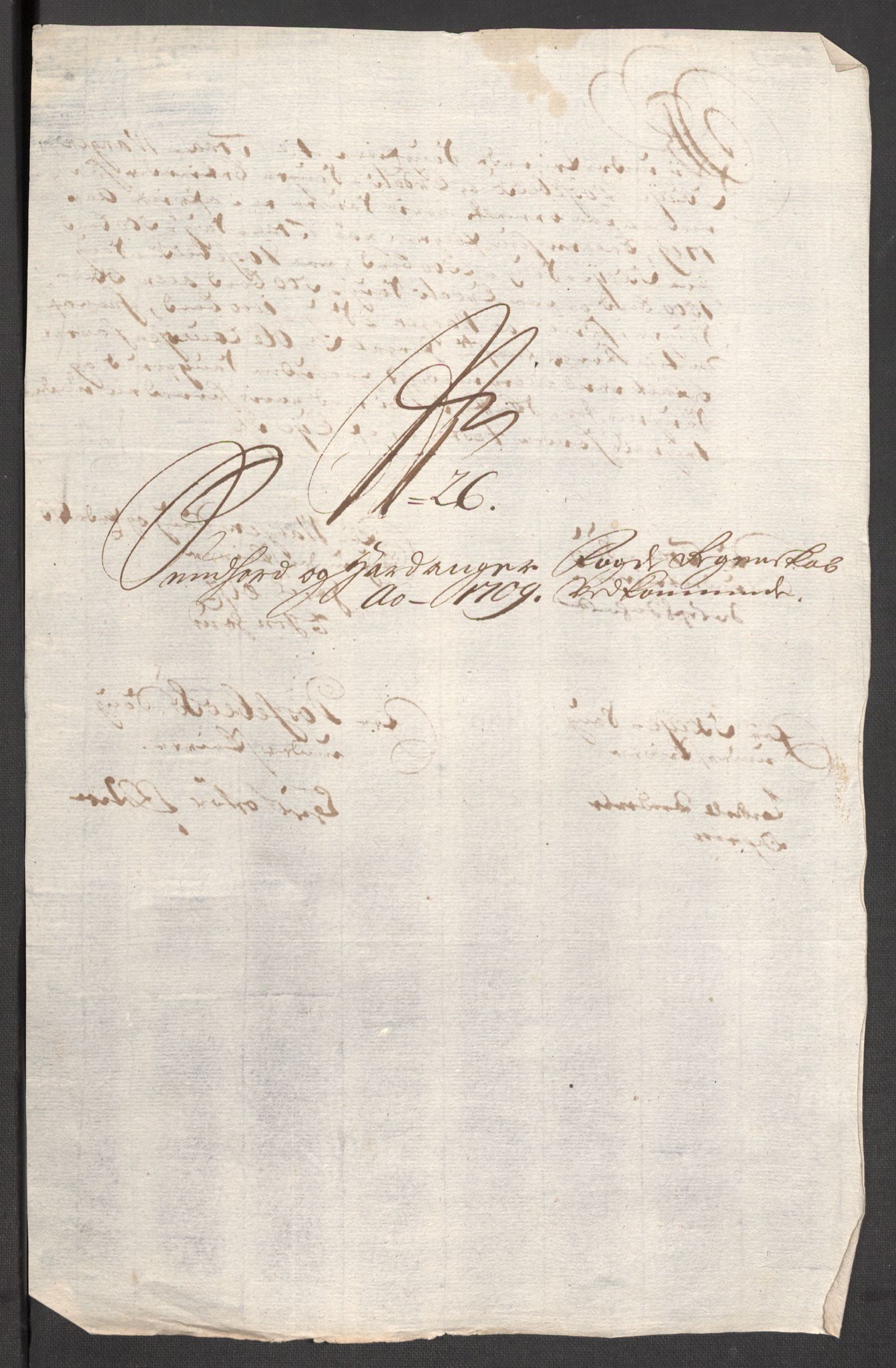 Rentekammeret inntil 1814, Reviderte regnskaper, Fogderegnskap, AV/RA-EA-4092/R48/L2986: Fogderegnskap Sunnhordland og Hardanger, 1709-1710, p. 209