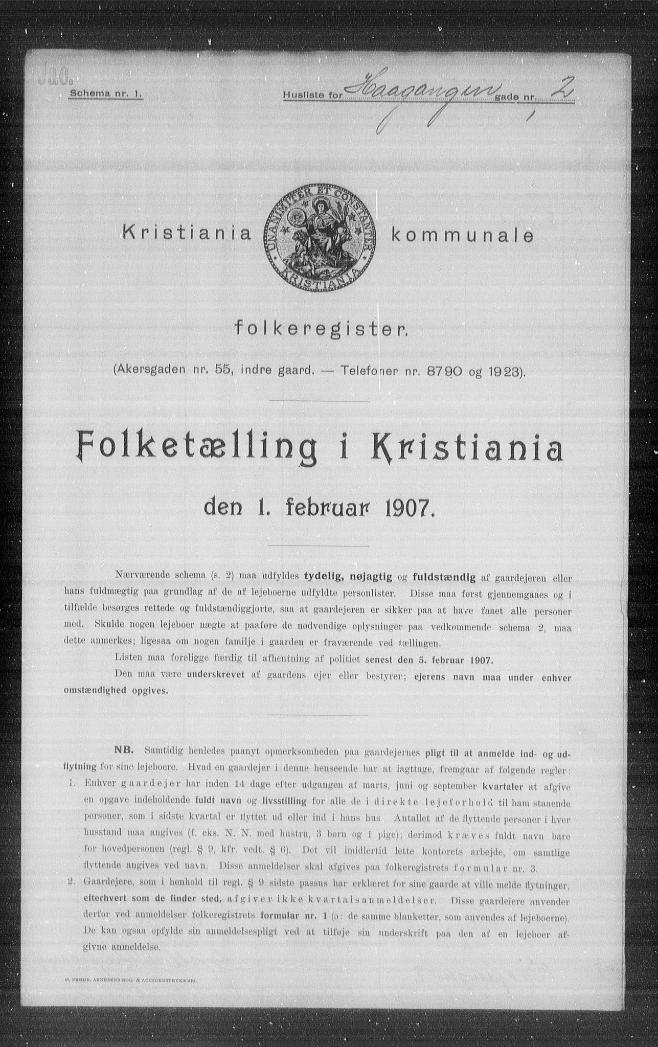 OBA, Municipal Census 1907 for Kristiania, 1907, p. 21941