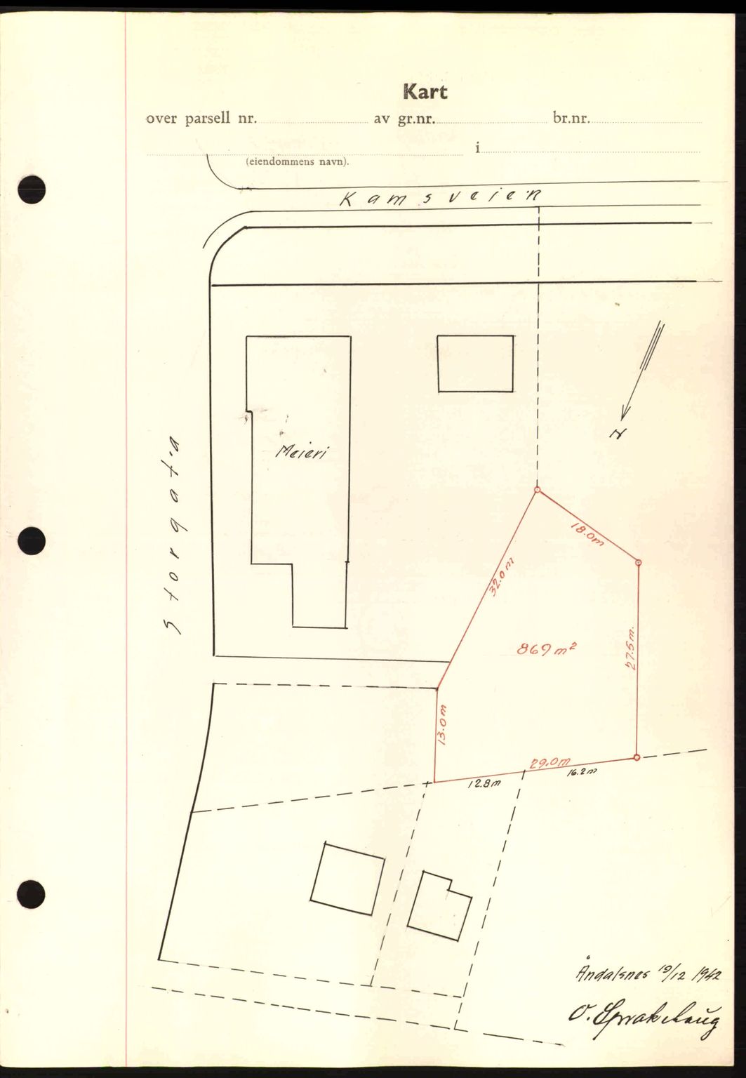 Romsdal sorenskriveri, AV/SAT-A-4149/1/2/2C: Mortgage book no. A14, 1943-1943, Diary no: : 990/1943