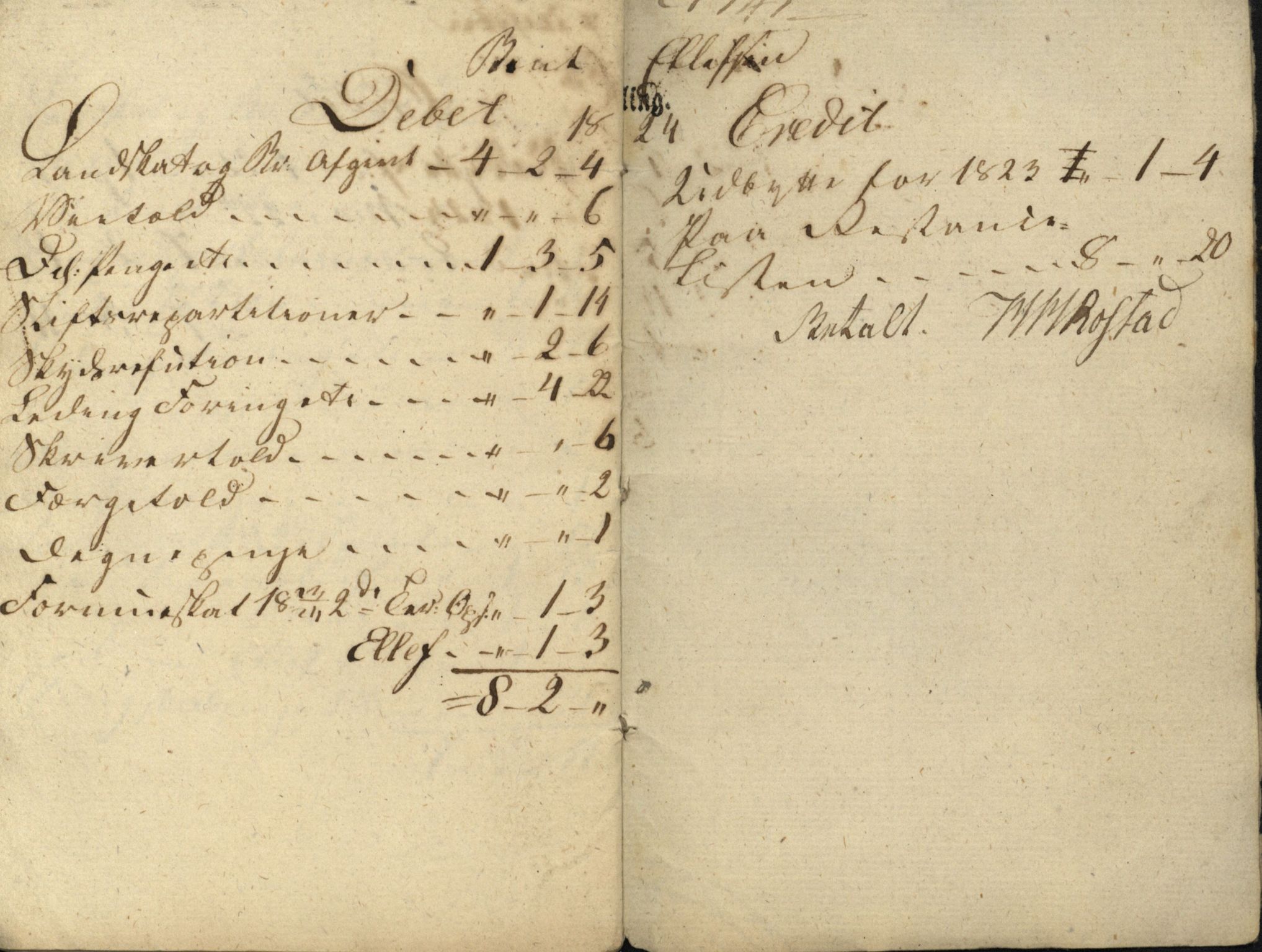 Pa 806 - Kalsrudslekten, VEMU/A-1929/F/L0002: Brev, kvitteringer, invitasjoner, kontrakter m.m., 1782-1870, p. 113