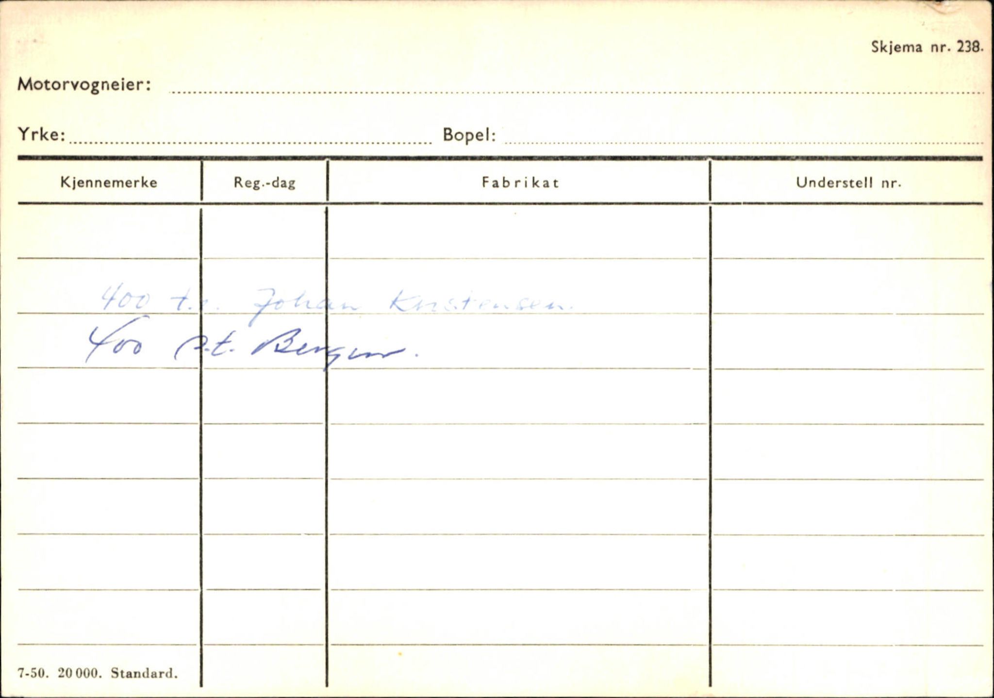 Statens vegvesen, Sogn og Fjordane vegkontor, SAB/A-5301/4/F/L0126: Eigarregister Fjaler M-Å. Leikanger A-Å, 1945-1975, p. 1028