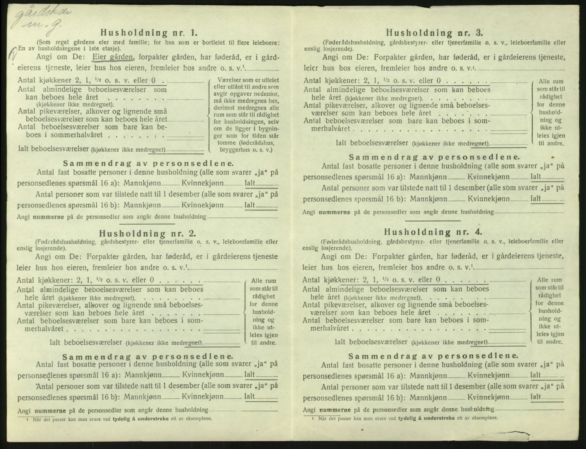 SAH, 1920 census for Nord-Odal, 1920, p. 1798