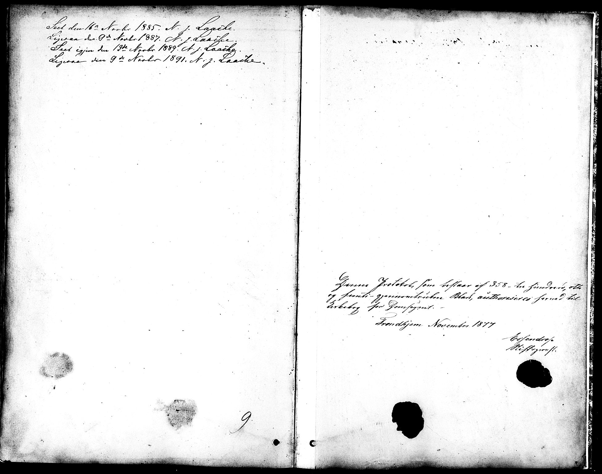 Ministerialprotokoller, klokkerbøker og fødselsregistre - Sør-Trøndelag, SAT/A-1456/601/L0057: Parish register (official) no. 601A25, 1877-1891