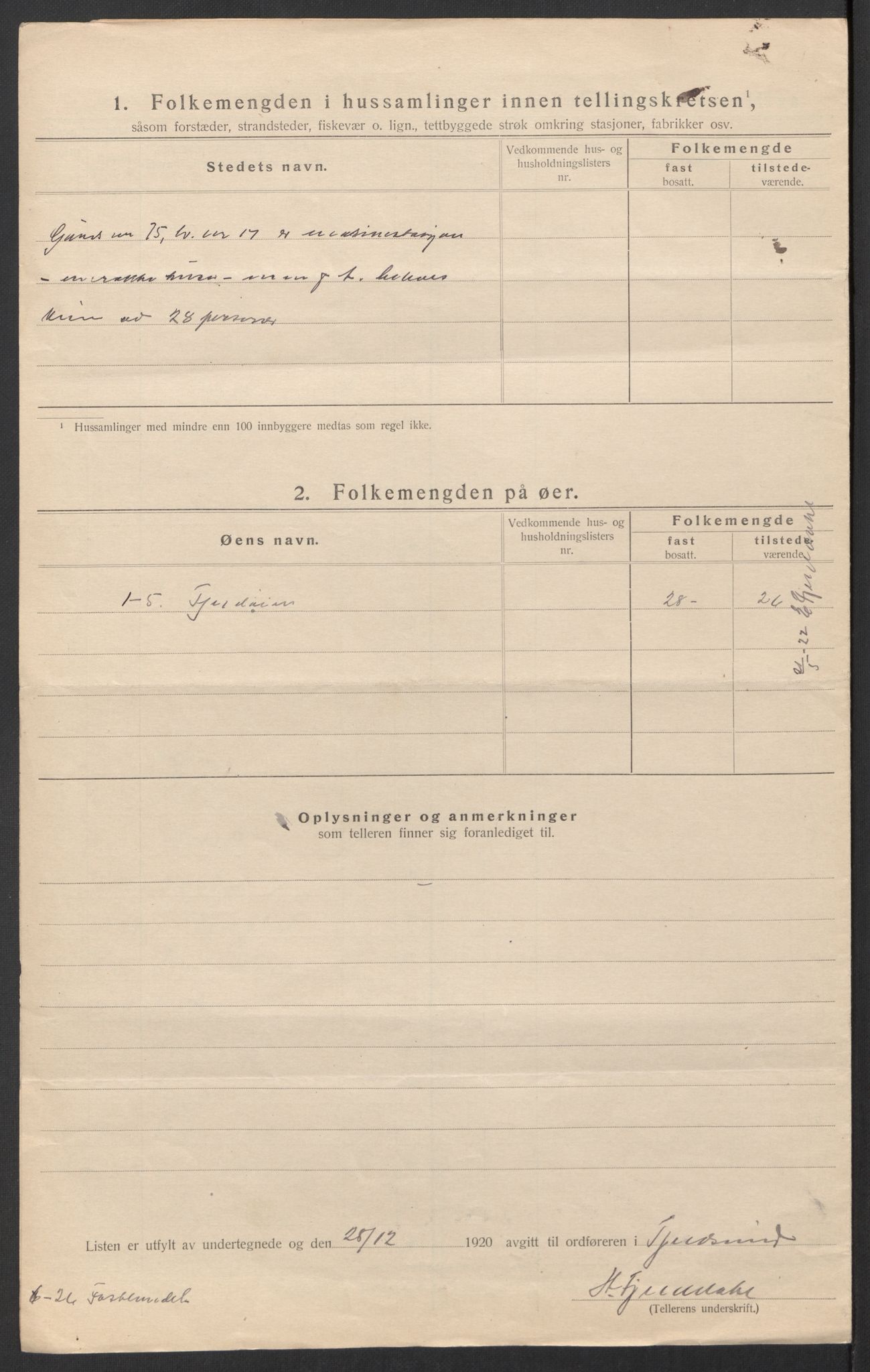 SAT, 1920 census for Tjeldsund, 1920, p. 13