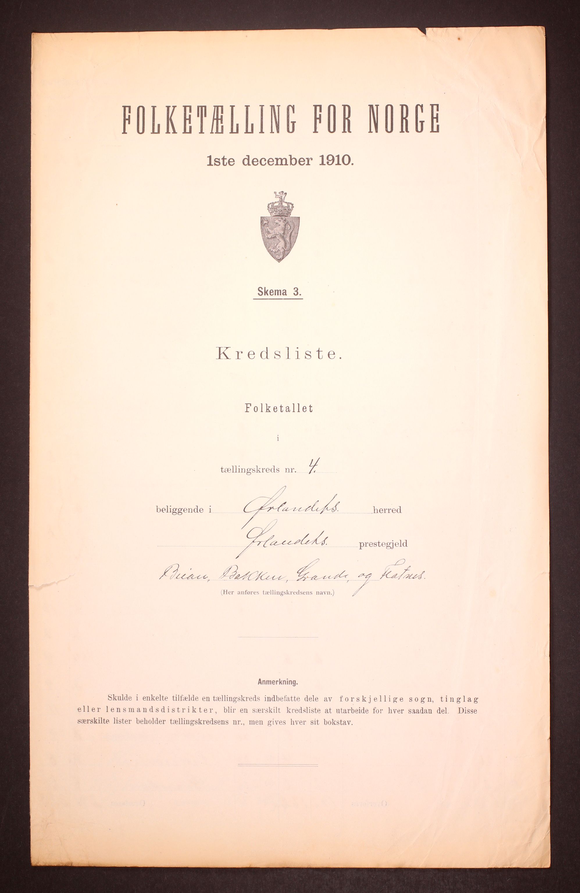 RA, 1910 census for Ørland, 1910, p. 13