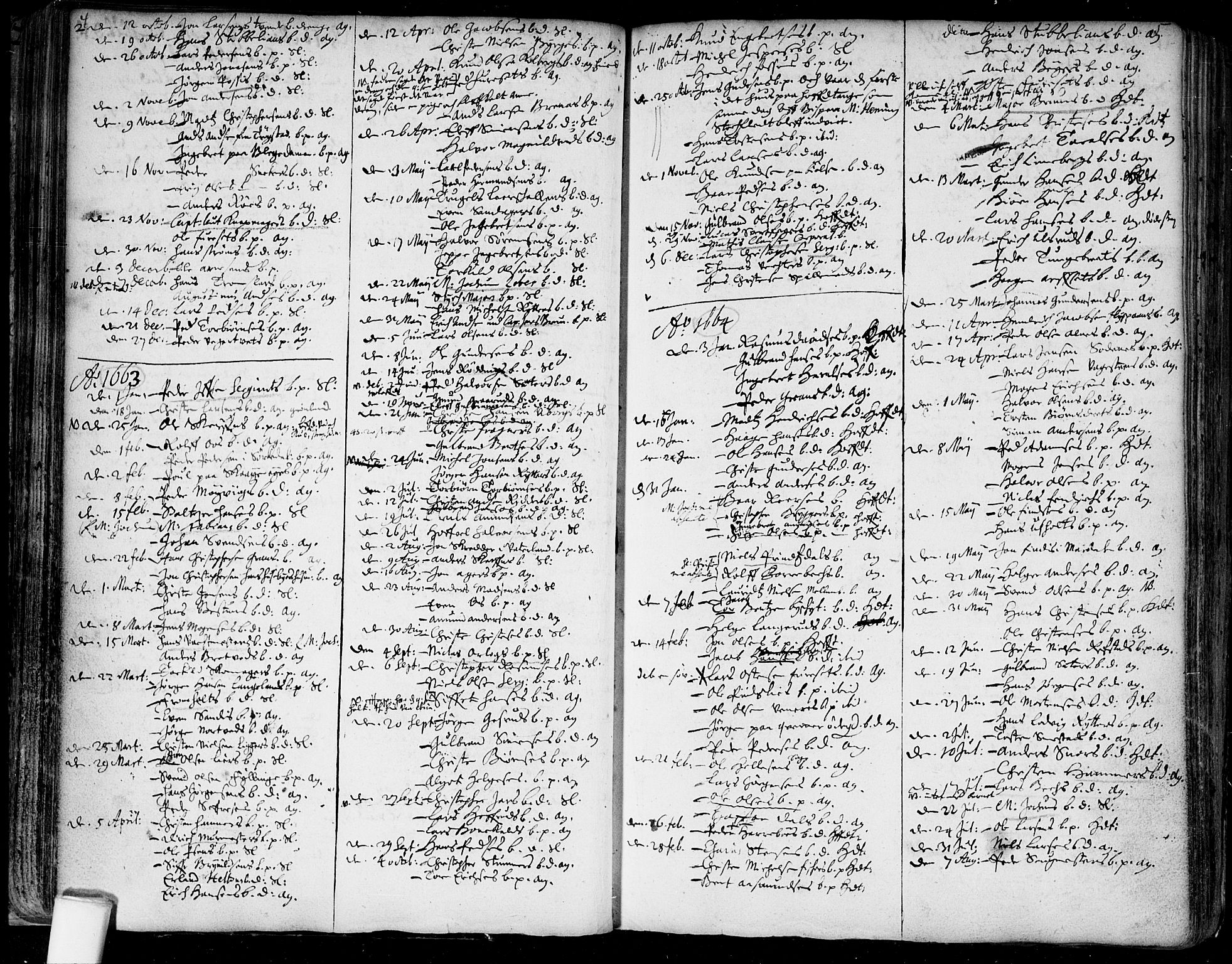 Aker prestekontor kirkebøker, SAO/A-10861/F/L0001: Parish register (official) no. 1, 1656-1688