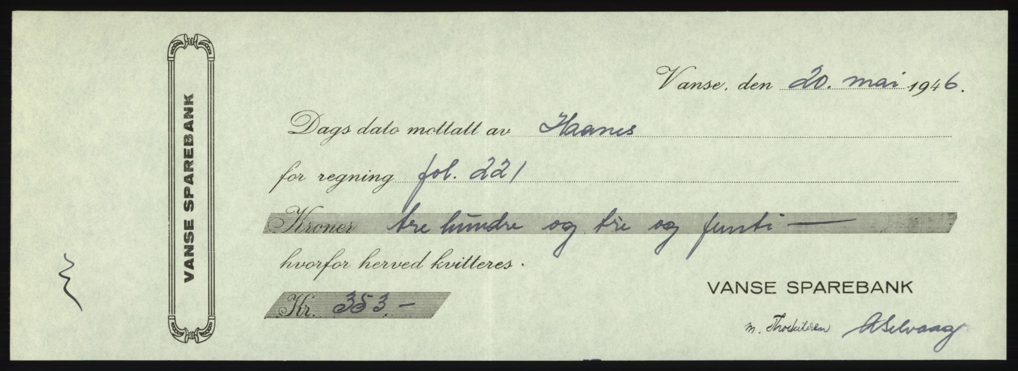 Forsvarsdepartementet, 10. kontor / Oppgjørskontoret, AV/RA-RAFA-1225/D/Db/L0180: Lista oppgjørskontor, 1942-1952, p. 11