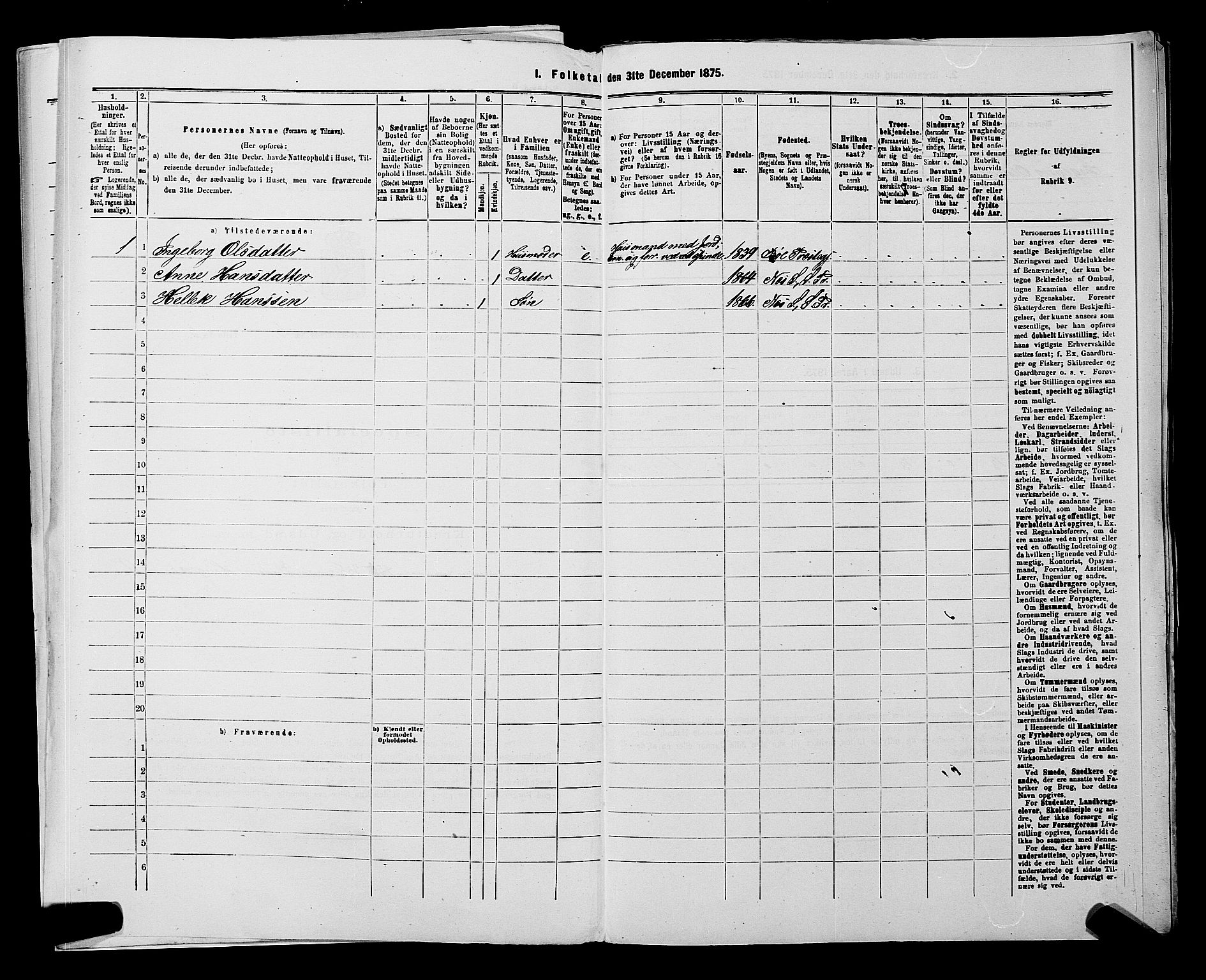 SAKO, 1875 census for 0822P Sauherad, 1875, p. 1498