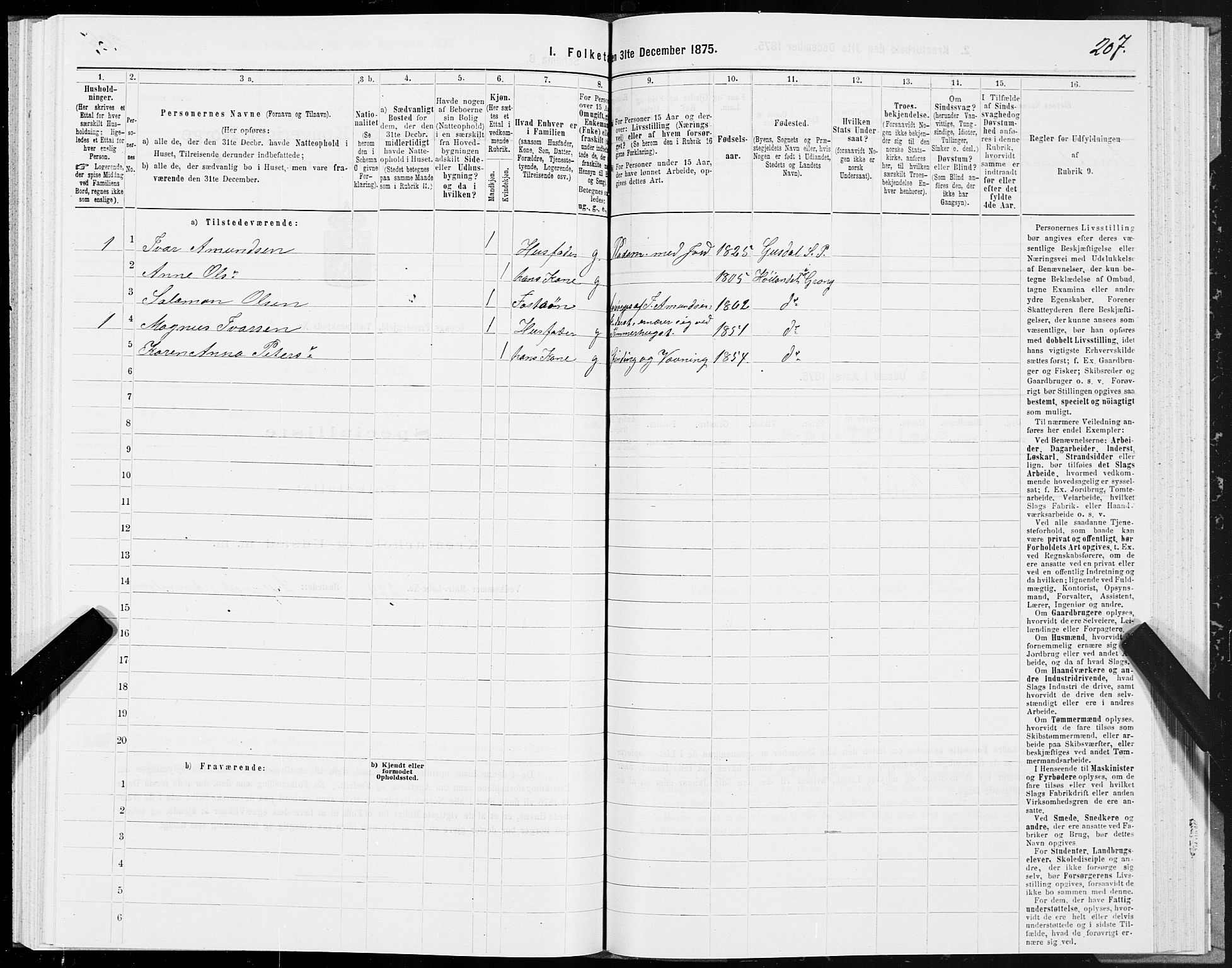 SAT, 1875 census for 1742P Grong, 1875, p. 3207