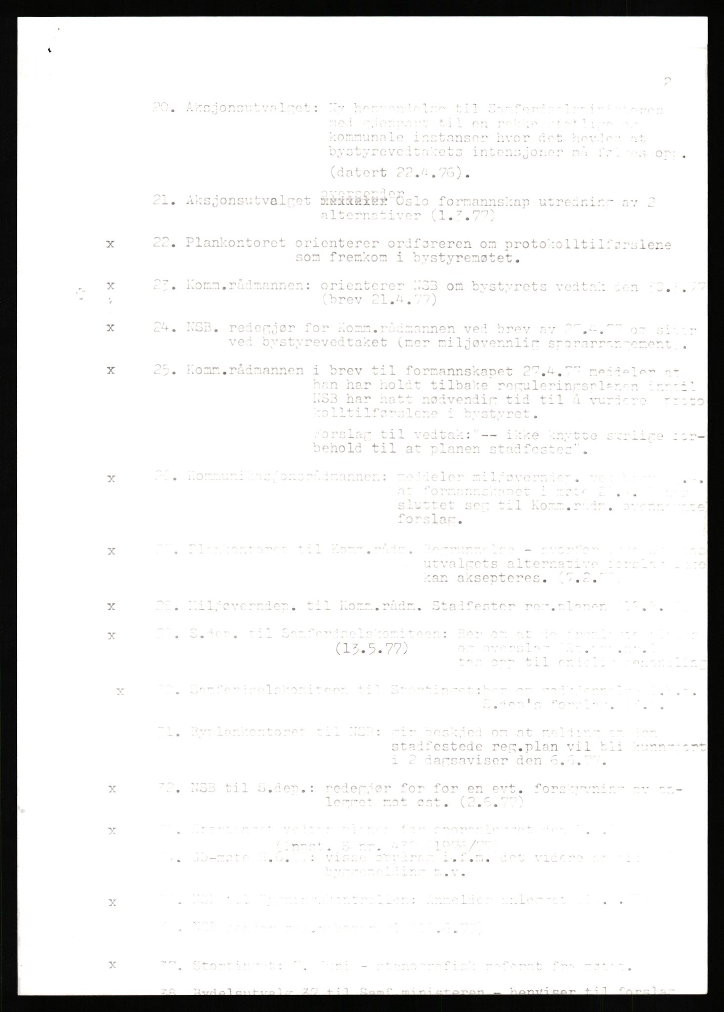 Norges statsbaner, Hovedadministrasjonen, Plankontoret for Oslo S, AV/RA-S-5410/D/L0171: Driftsbanegården. Øvrige driftsbanegårder, 1976-1978, p. 31