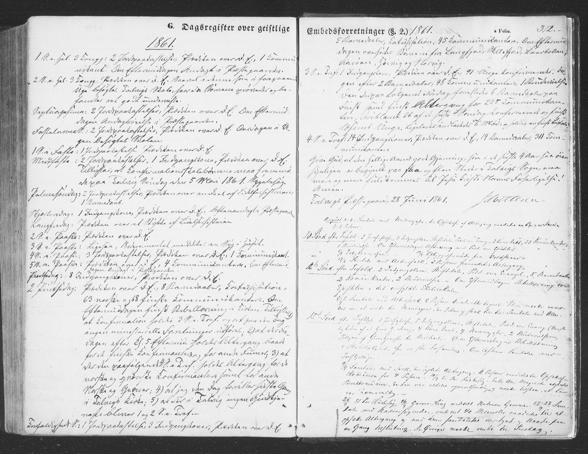 Talvik sokneprestkontor, AV/SATØ-S-1337/H/Ha/L0010kirke: Parish register (official) no. 10, 1852-1864, p. 312