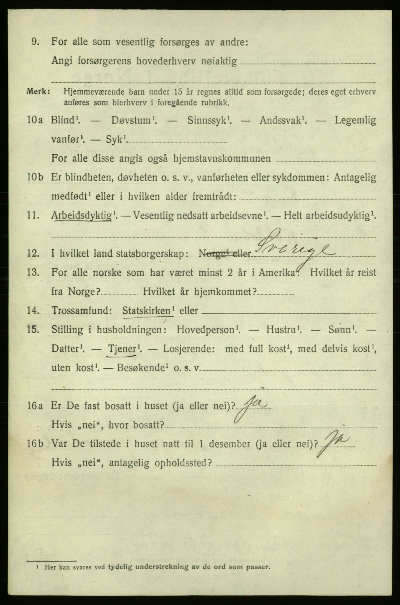 SAO, 1920 census for Fredrikshald, 1920, p. 22398