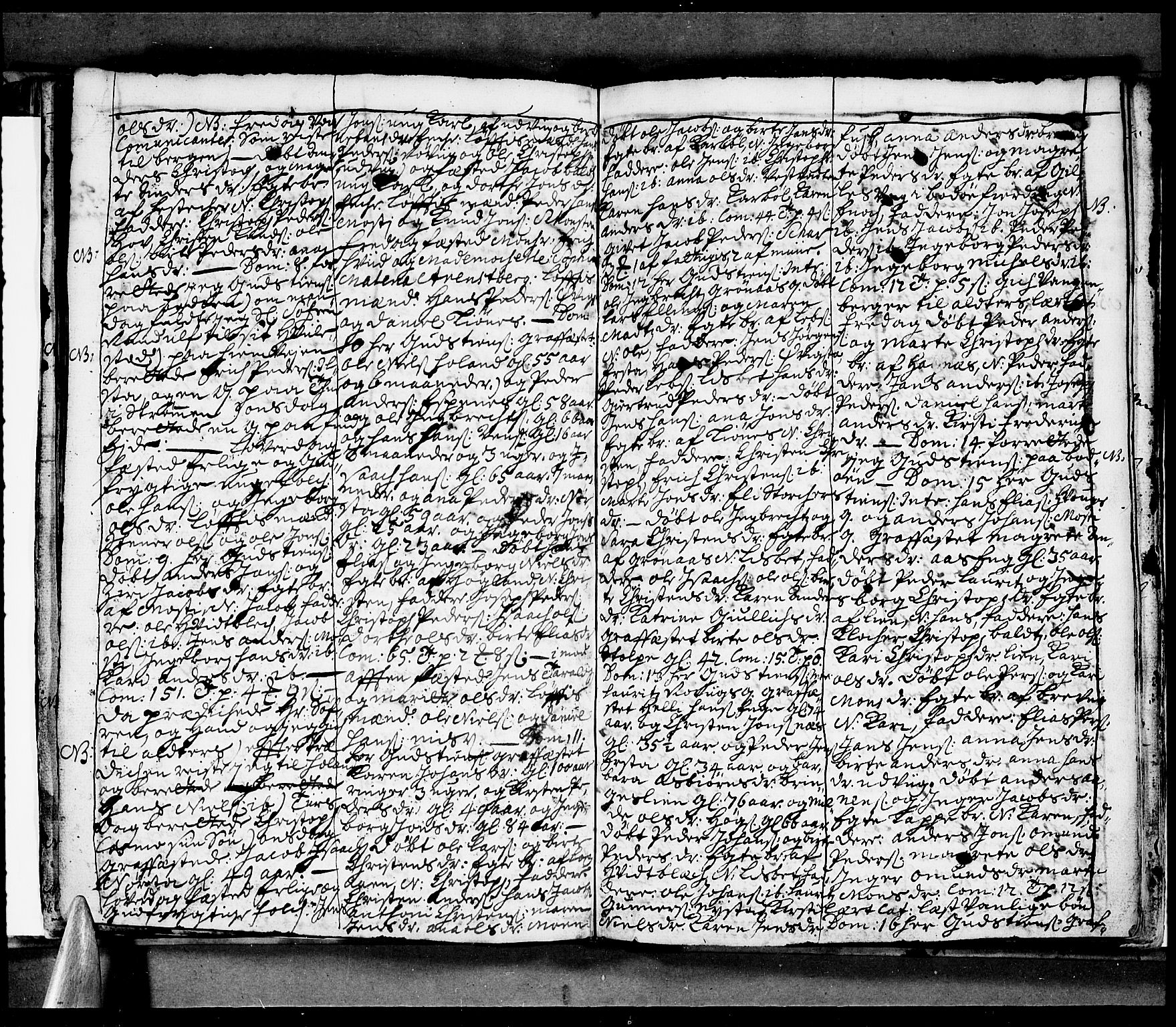 Ministerialprotokoller, klokkerbøker og fødselsregistre - Nordland, AV/SAT-A-1459/852/L0733: Parish register (official) no. 852A03, 1725-1748