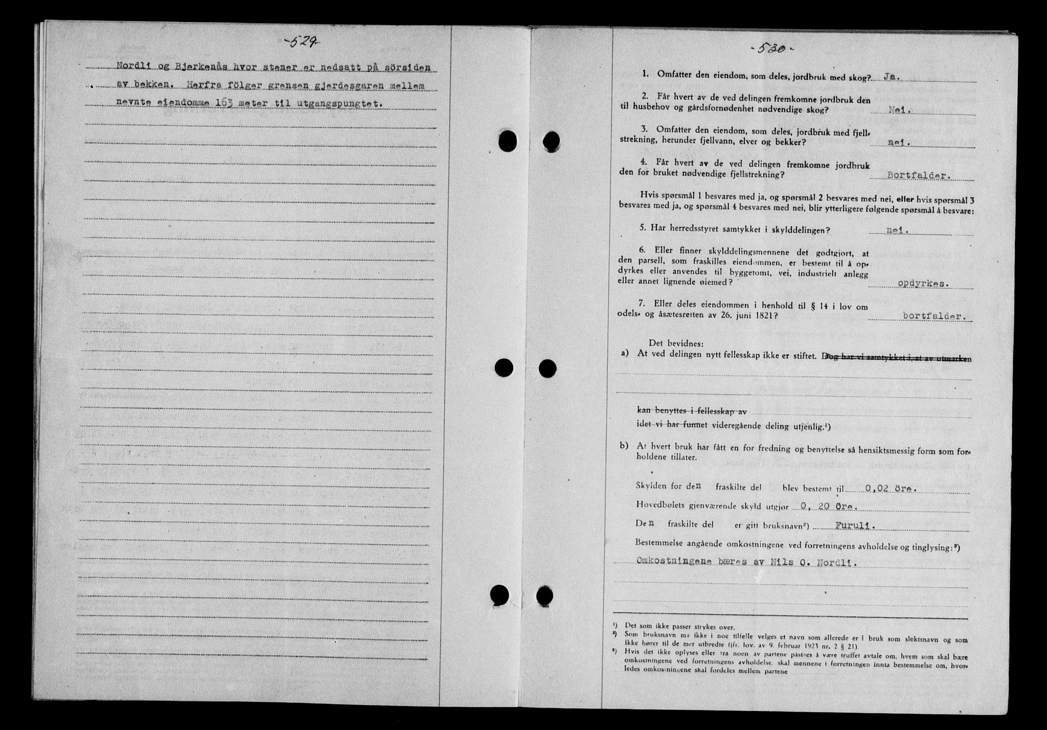 Gauldal sorenskriveri, SAT/A-0014/1/2/2C/L0058: Mortgage book no. 63, 1944-1945, Diary no: : 118/1945