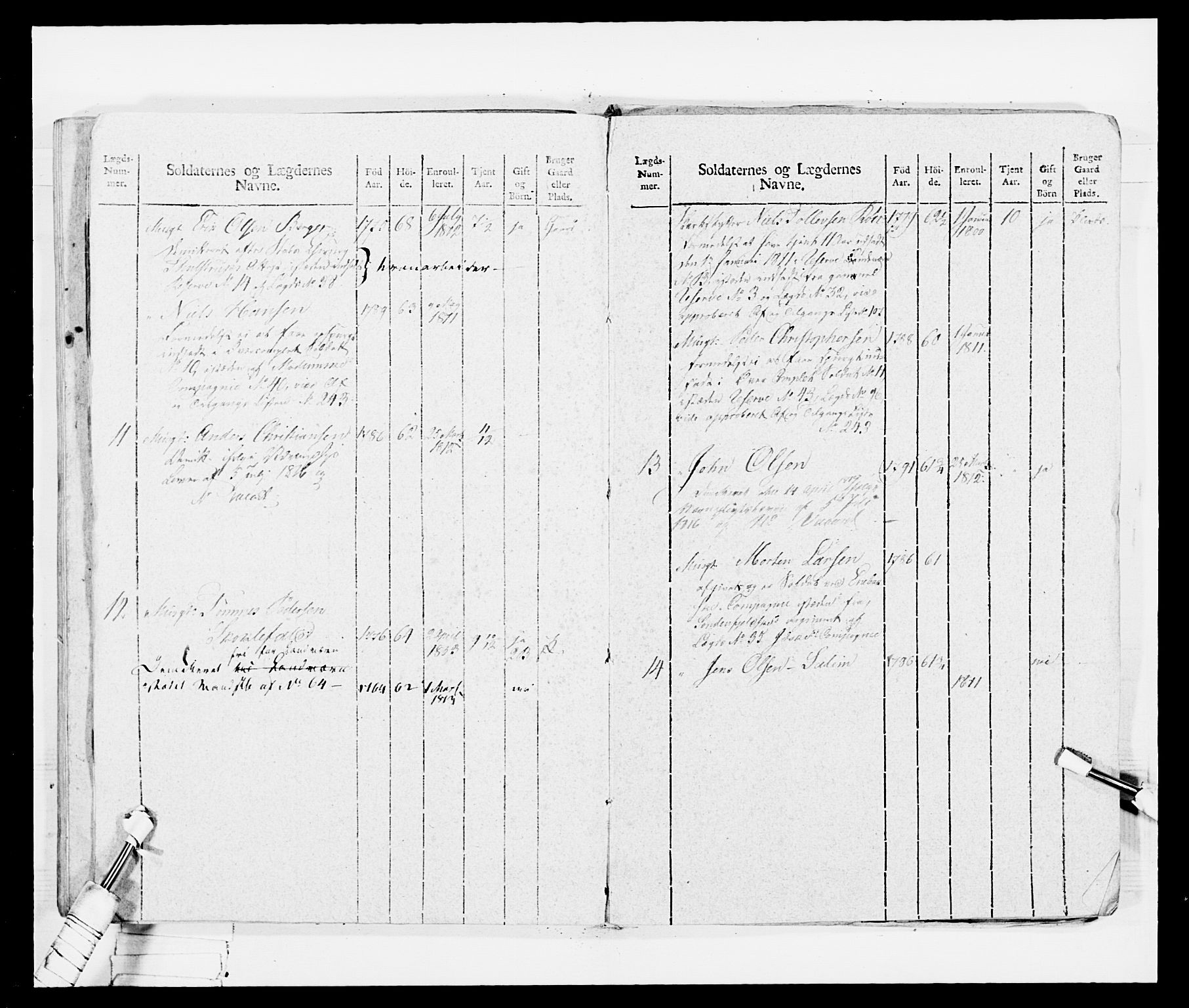 Generalitets- og kommissariatskollegiet, Det kongelige norske kommissariatskollegium, AV/RA-EA-5420/E/Eh/L0035: Nordafjelske gevorbne infanteriregiment, 1812-1813, p. 310