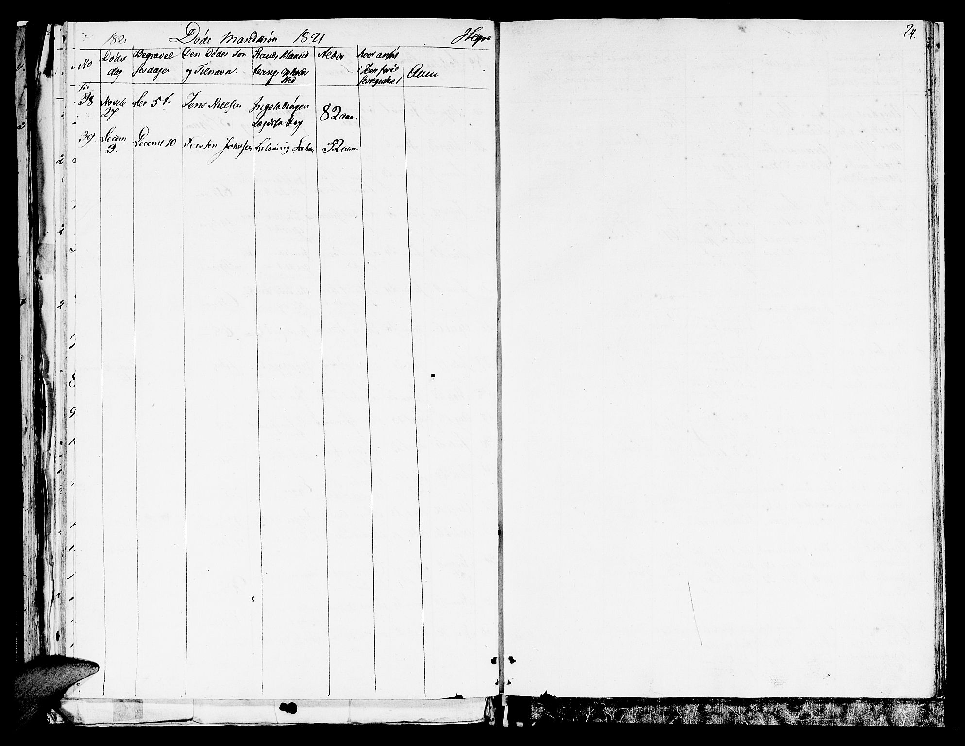 Ministerialprotokoller, klokkerbøker og fødselsregistre - Nord-Trøndelag, AV/SAT-A-1458/709/L0065: Parish register (official) no. 709A09 /4, 1820-1821, p. 24