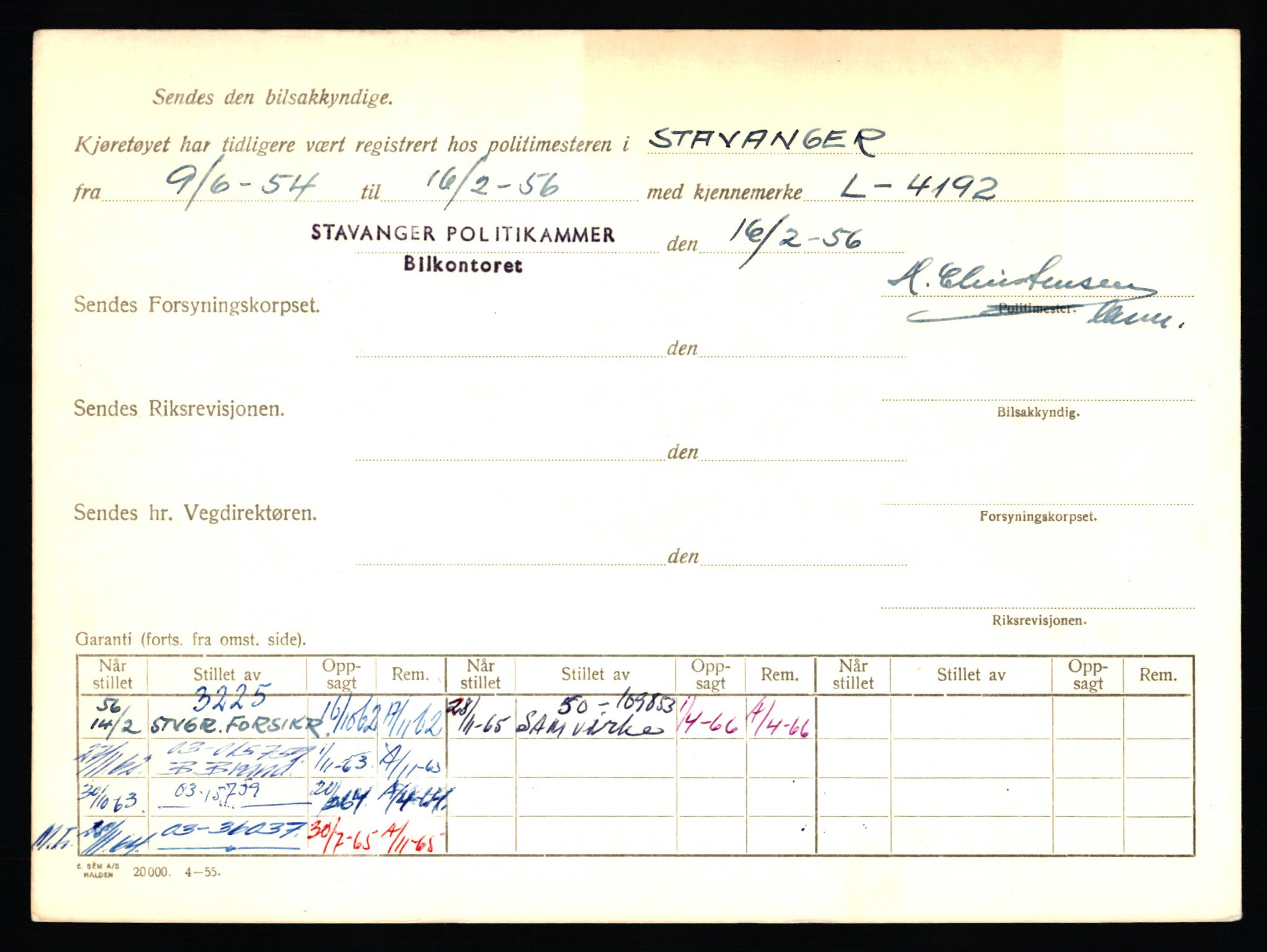 Stavanger trafikkstasjon, AV/SAST-A-101942/0/F/L0006: L-1700 - L-2149, 1930-1971, p. 2056