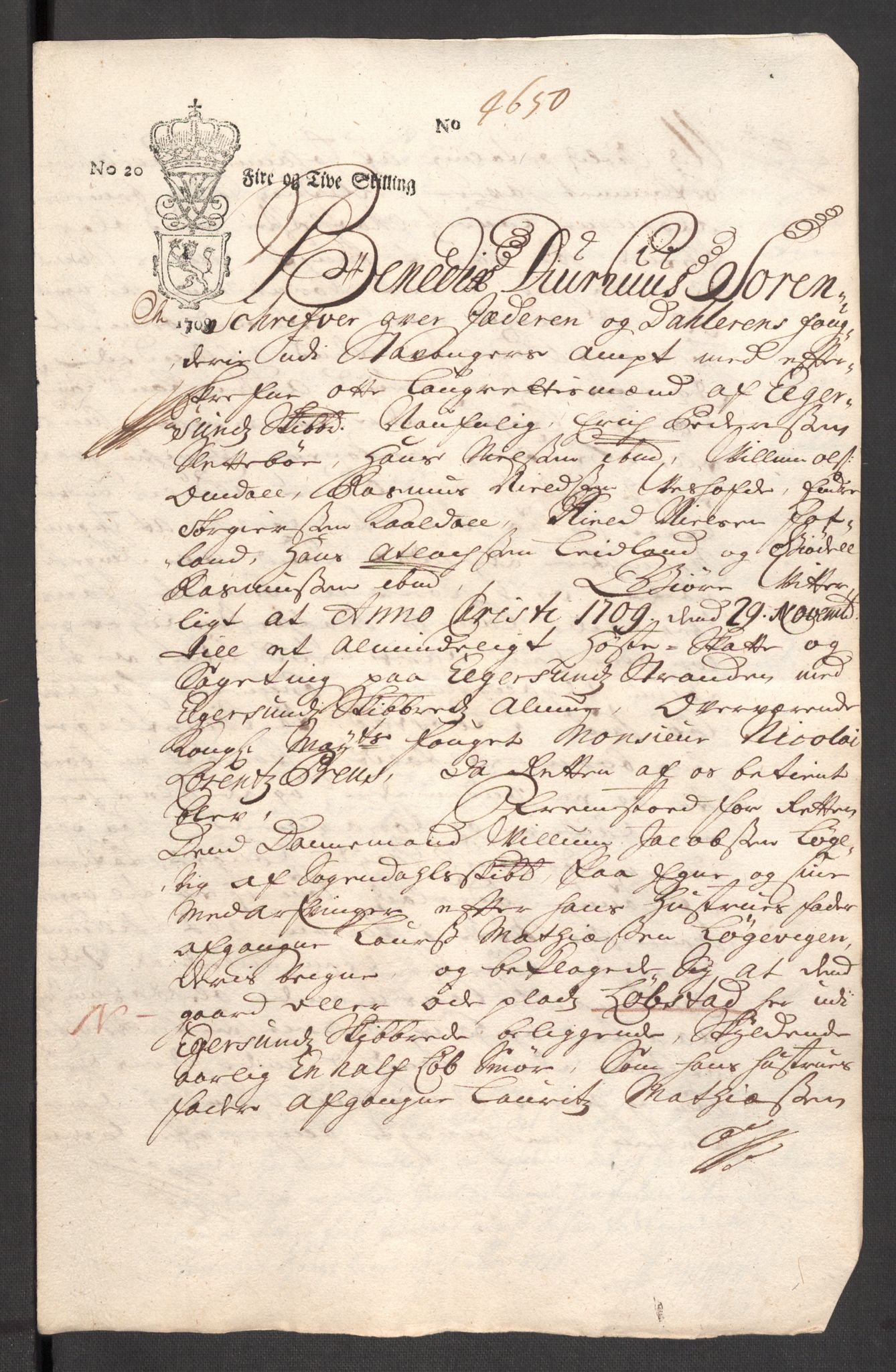 Rentekammeret inntil 1814, Reviderte regnskaper, Fogderegnskap, AV/RA-EA-4092/R46/L2734: Fogderegnskap Jæren og Dalane, 1709-1710, p. 104