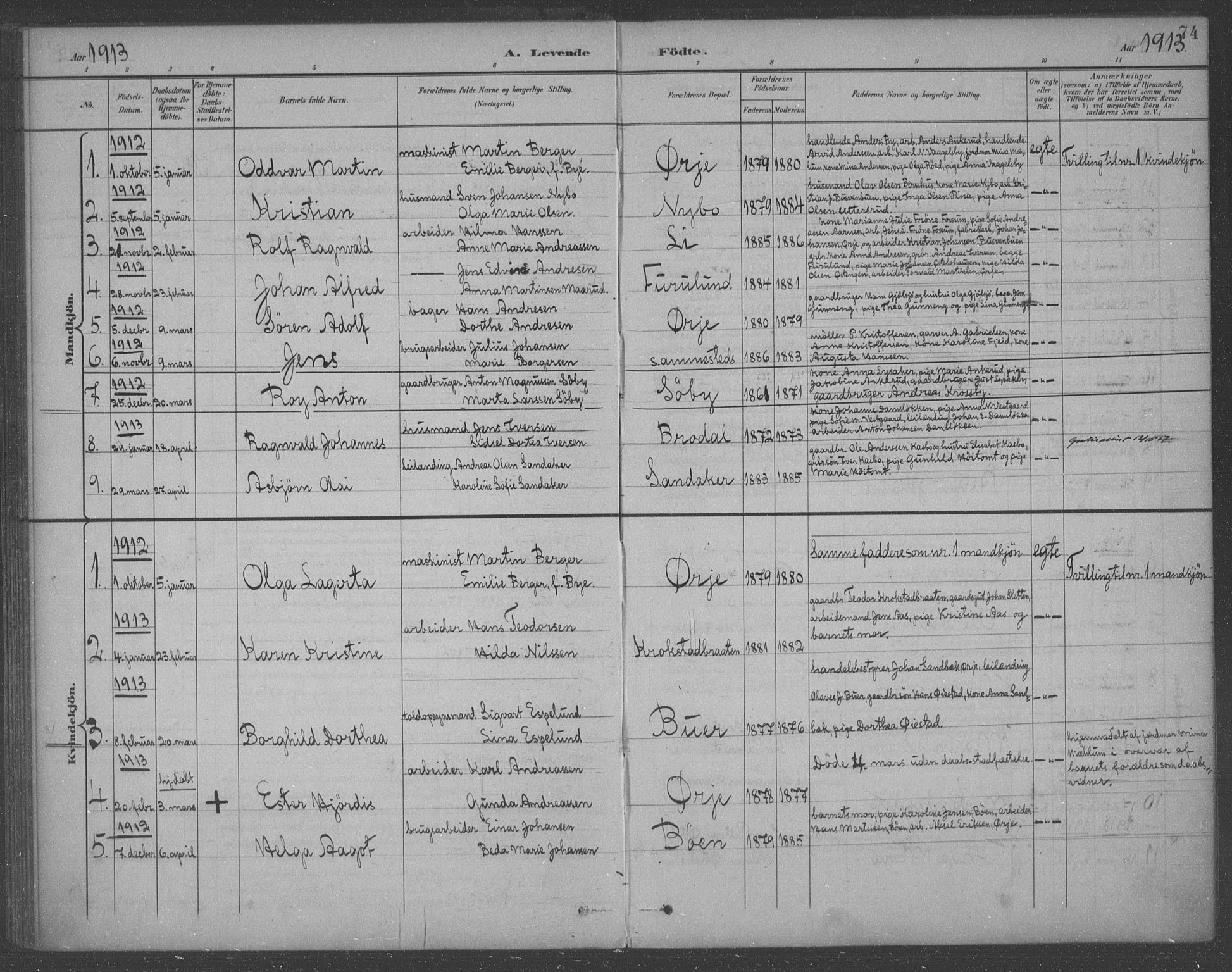 Aremark prestekontor Kirkebøker, SAO/A-10899/F/Fb/L0005: Parish register (official) no. II 5, 1895-1919, p. 74