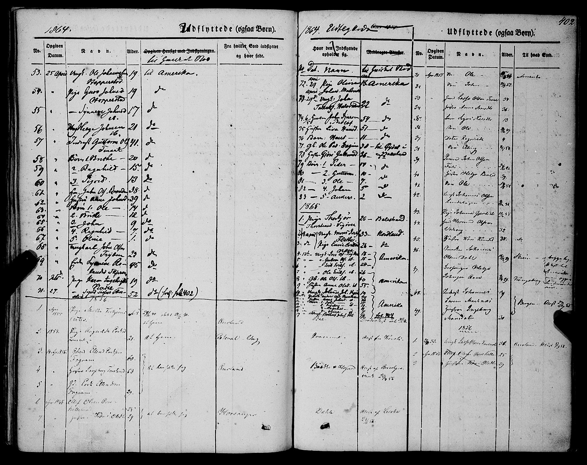 Vik sokneprestembete, SAB/A-81501: Parish register (official) no. A 8, 1846-1865, p. 402