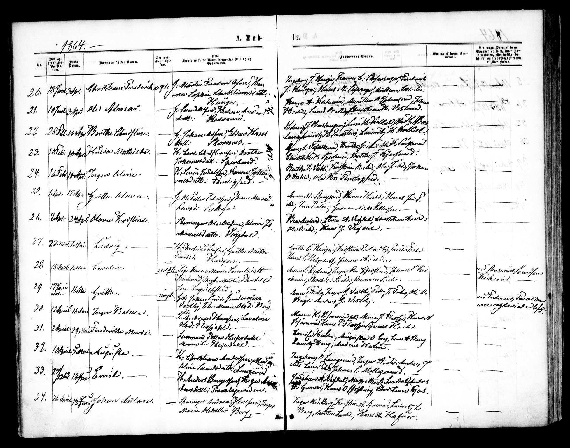 Våler prestekontor Kirkebøker, AV/SAO-A-11083/F/Fa/L0008: Parish register (official) no. I 8, 1862-1876