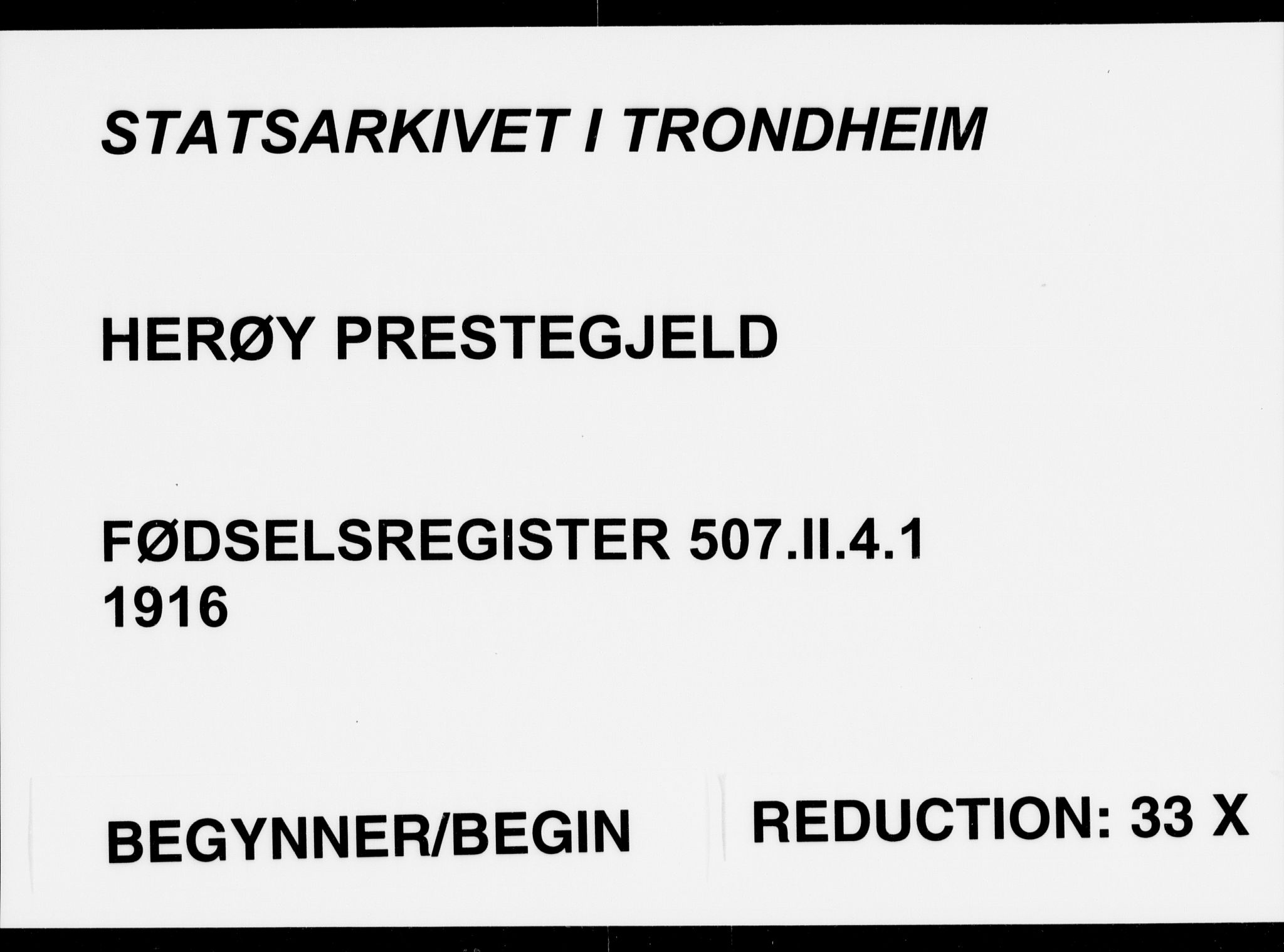 Ministerialprotokoller, klokkerbøker og fødselsregistre - Møre og Romsdal, AV/SAT-A-1454/507/L0089: Birth register no. 507.II.4.1, 1916-1916