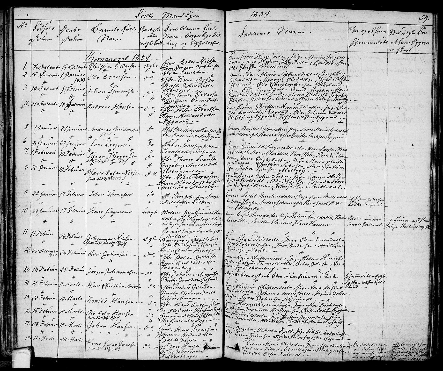 Eidsberg prestekontor Kirkebøker, AV/SAO-A-10905/F/Fa/L0008: Parish register (official) no. I 8, 1832-1848, p. 59