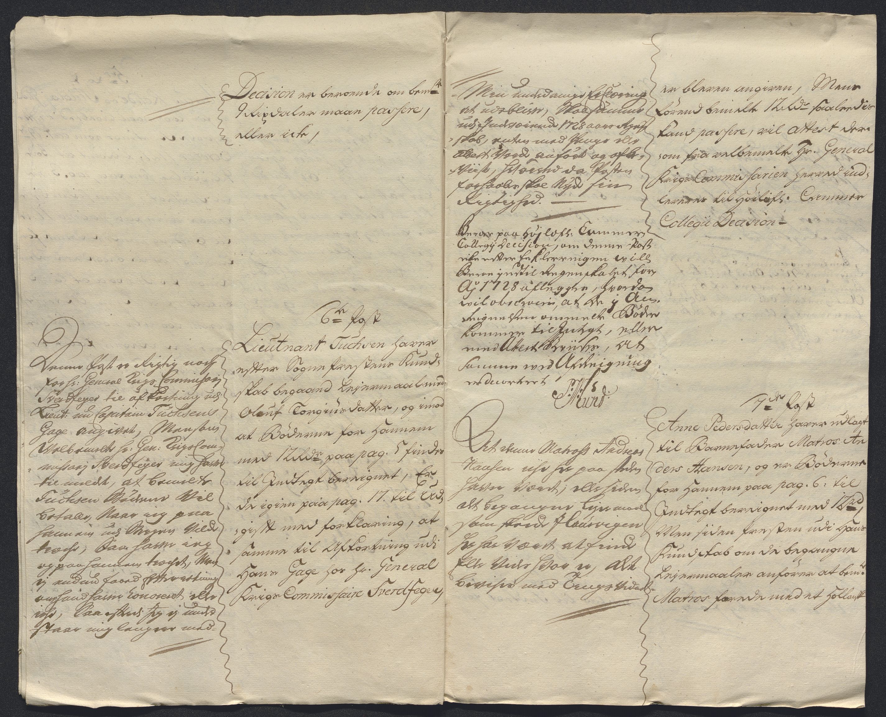 Rentekammeret inntil 1814, Reviderte regnskaper, Byregnskaper, AV/RA-EA-4066/R/Rm/L0286: [M19] Sikt og sakefall, 1719-1727, p. 669