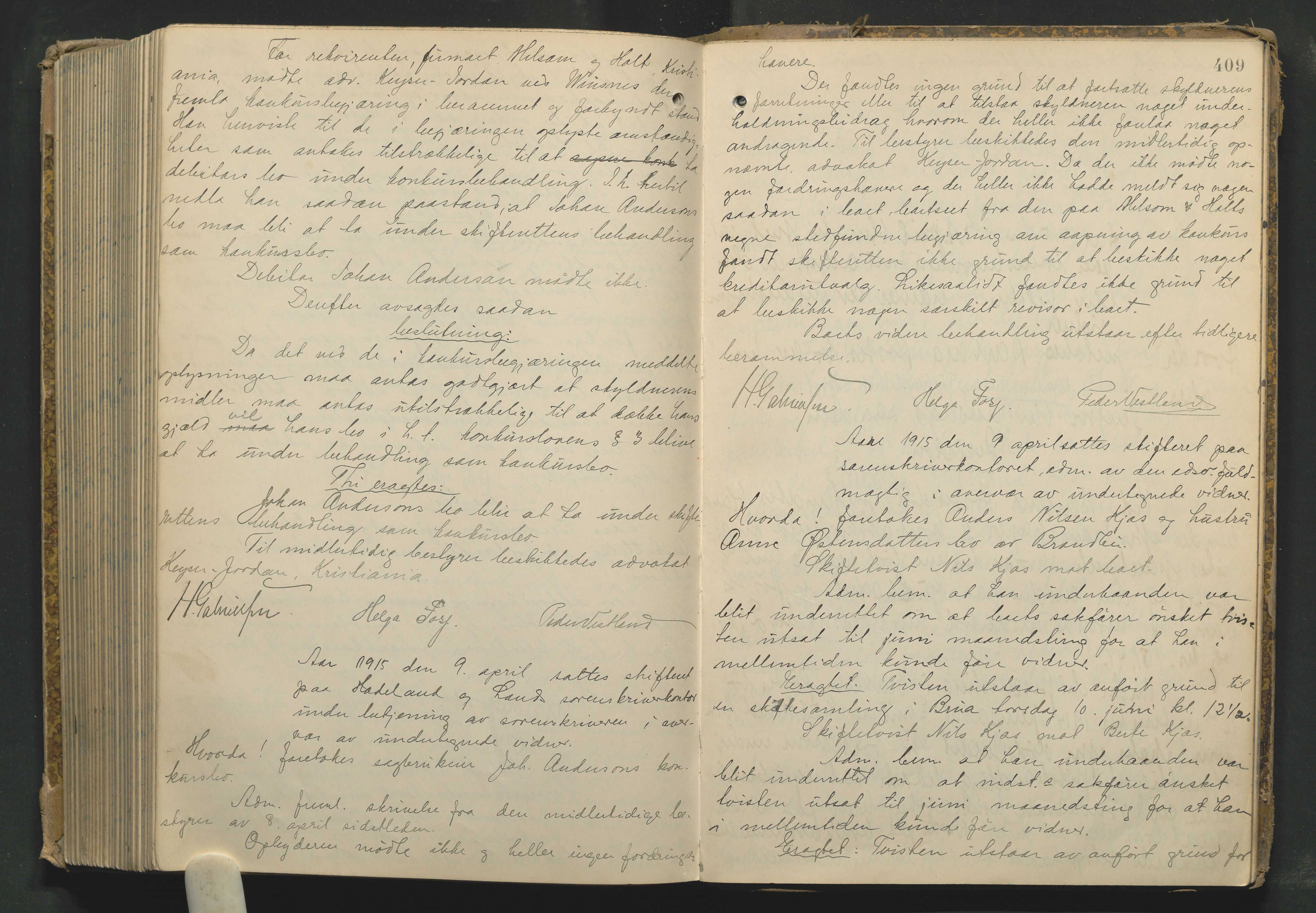 Hadeland og Land tingrett, AV/SAH-TING-010/J/Jc/L0005: Skifteforhandlingsprotokoll, 1893-1916, p. 408b-409a
