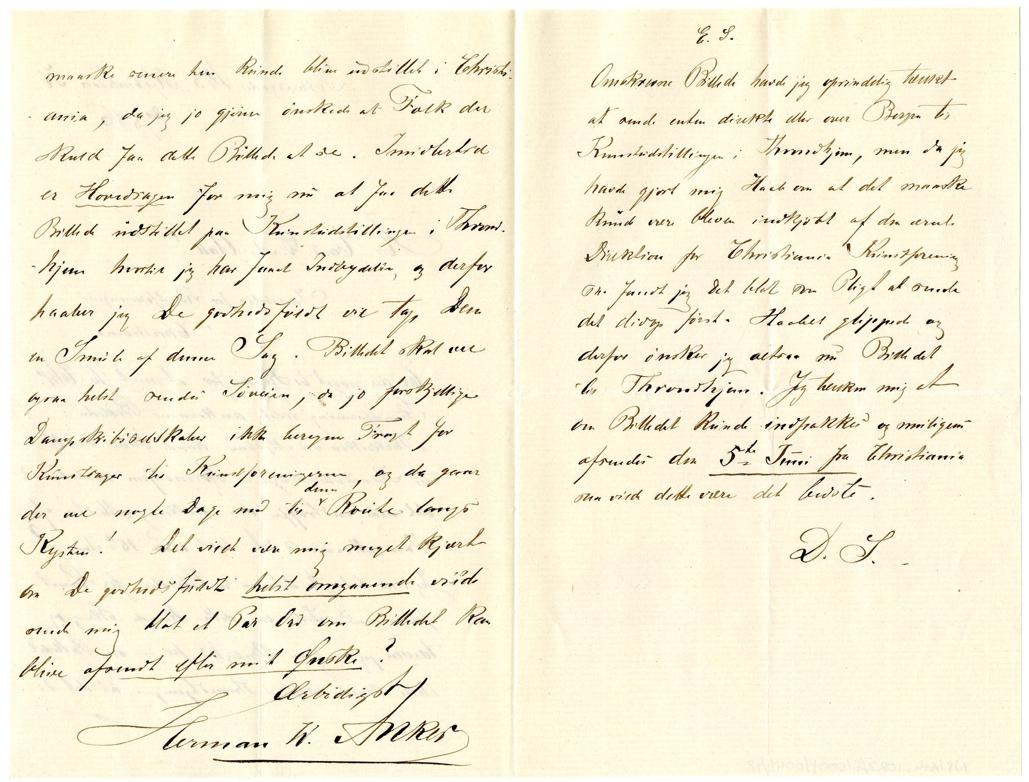 Diderik Maria Aalls brevsamling, NF/Ark-1023/F/L0001: D.M. Aalls brevsamling. A - B, 1738-1889, p. 529