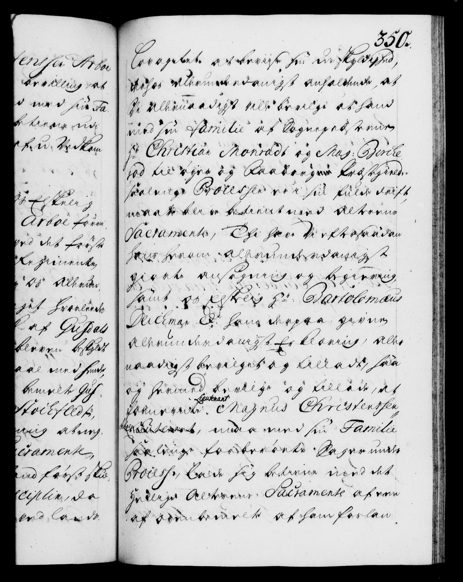 Danske Kanselli 1572-1799, AV/RA-EA-3023/F/Fc/Fca/Fcaa/L0025: Norske registre, 1726-1728, p. 350a