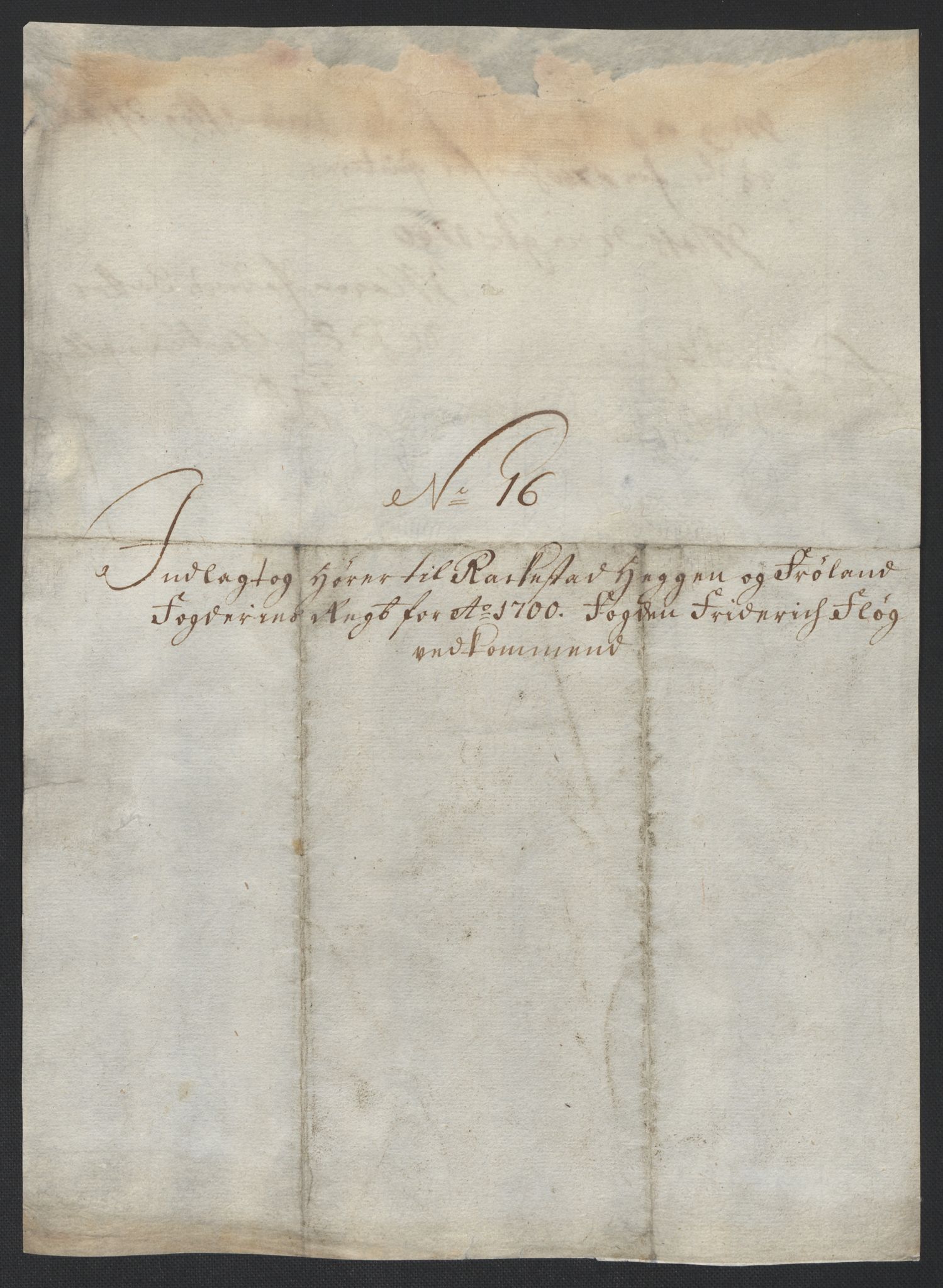 Rentekammeret inntil 1814, Reviderte regnskaper, Fogderegnskap, AV/RA-EA-4092/R07/L0291: Fogderegnskap Rakkestad, Heggen og Frøland, 1700, p. 93