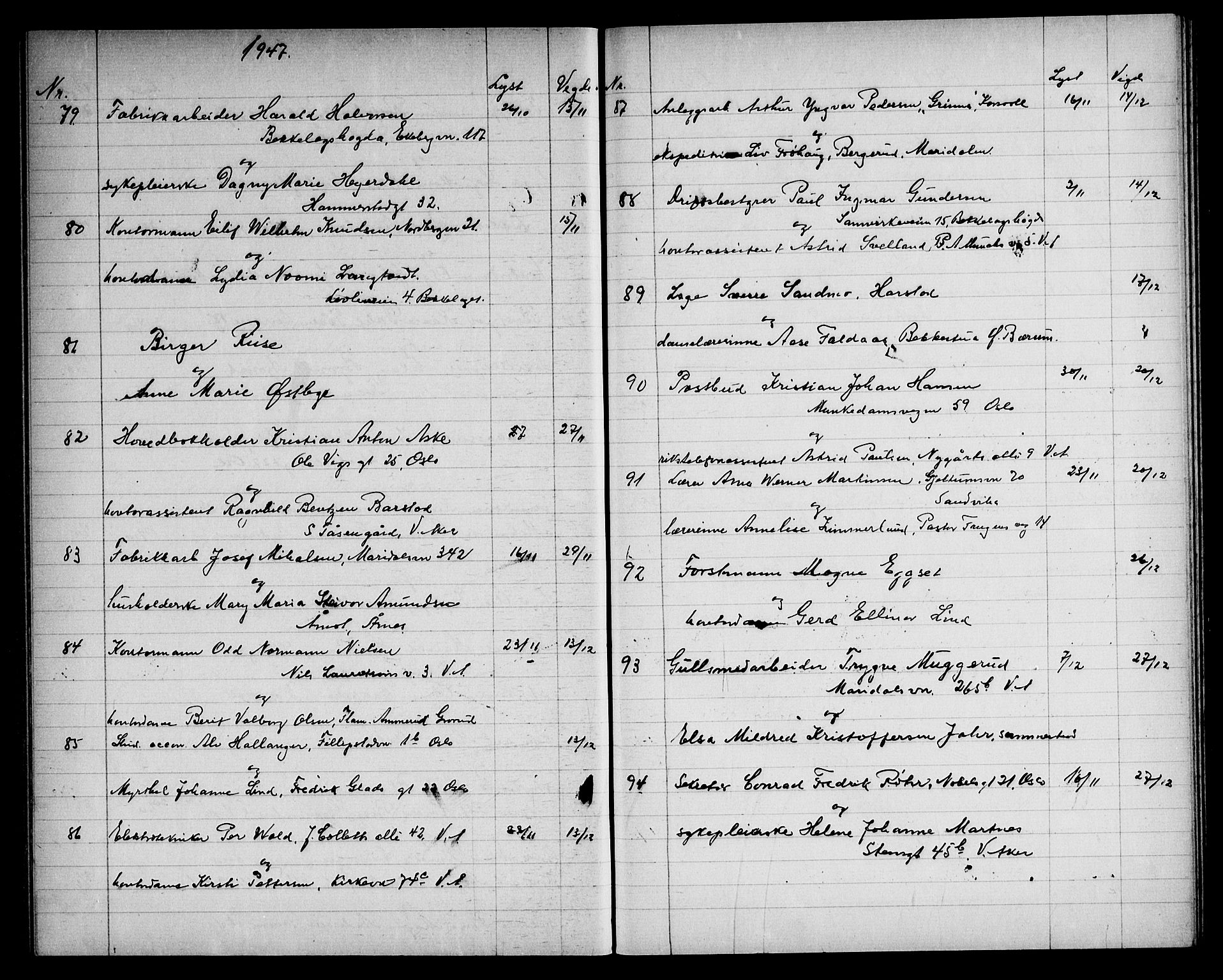 Vestre Aker prestekontor Kirkebøker, AV/SAO-A-10025/G/Ga/L0009: Parish register (copy) no. I 9, 1924-1950