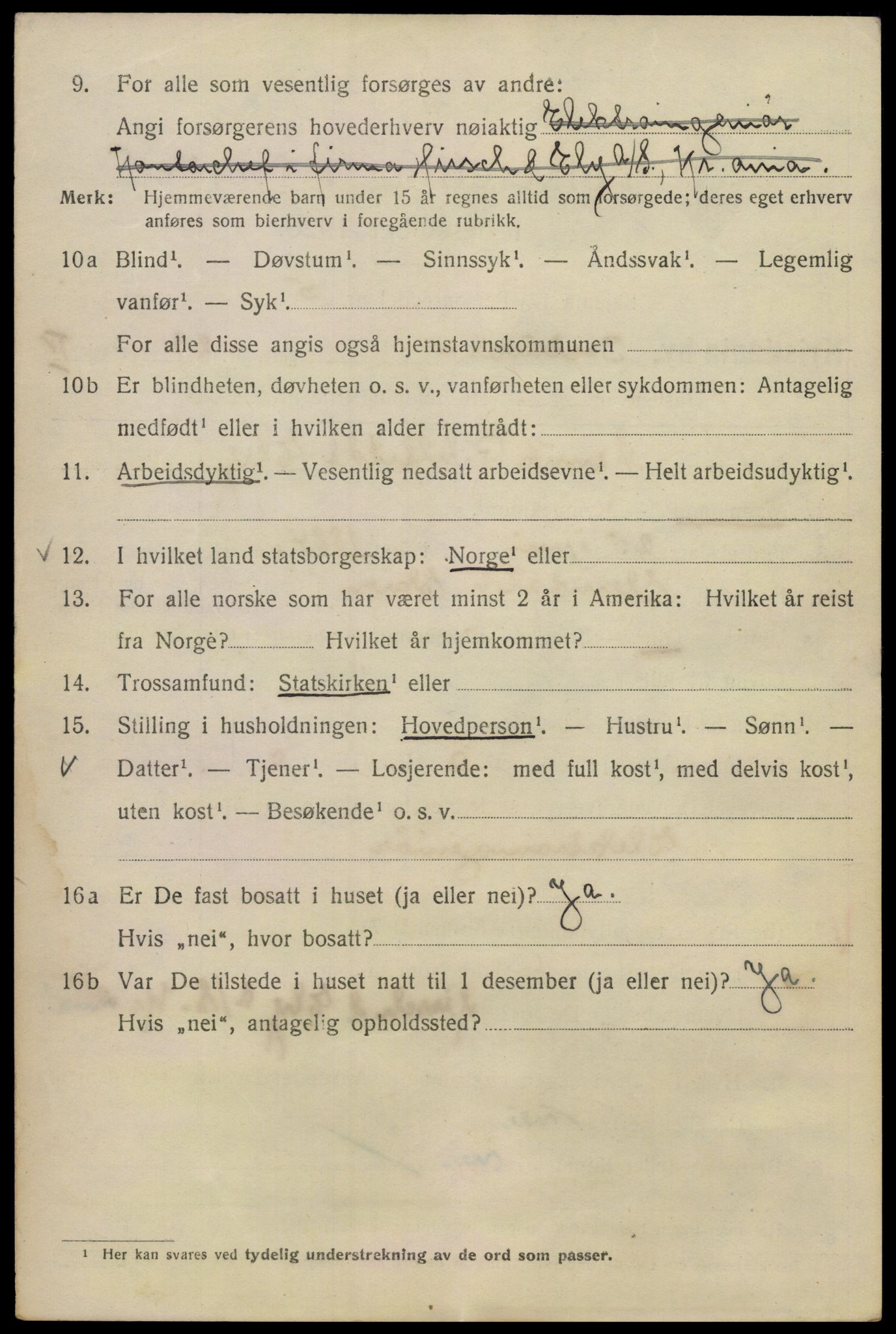 SAO, 1920 census for Kristiania, 1920, p. 595838