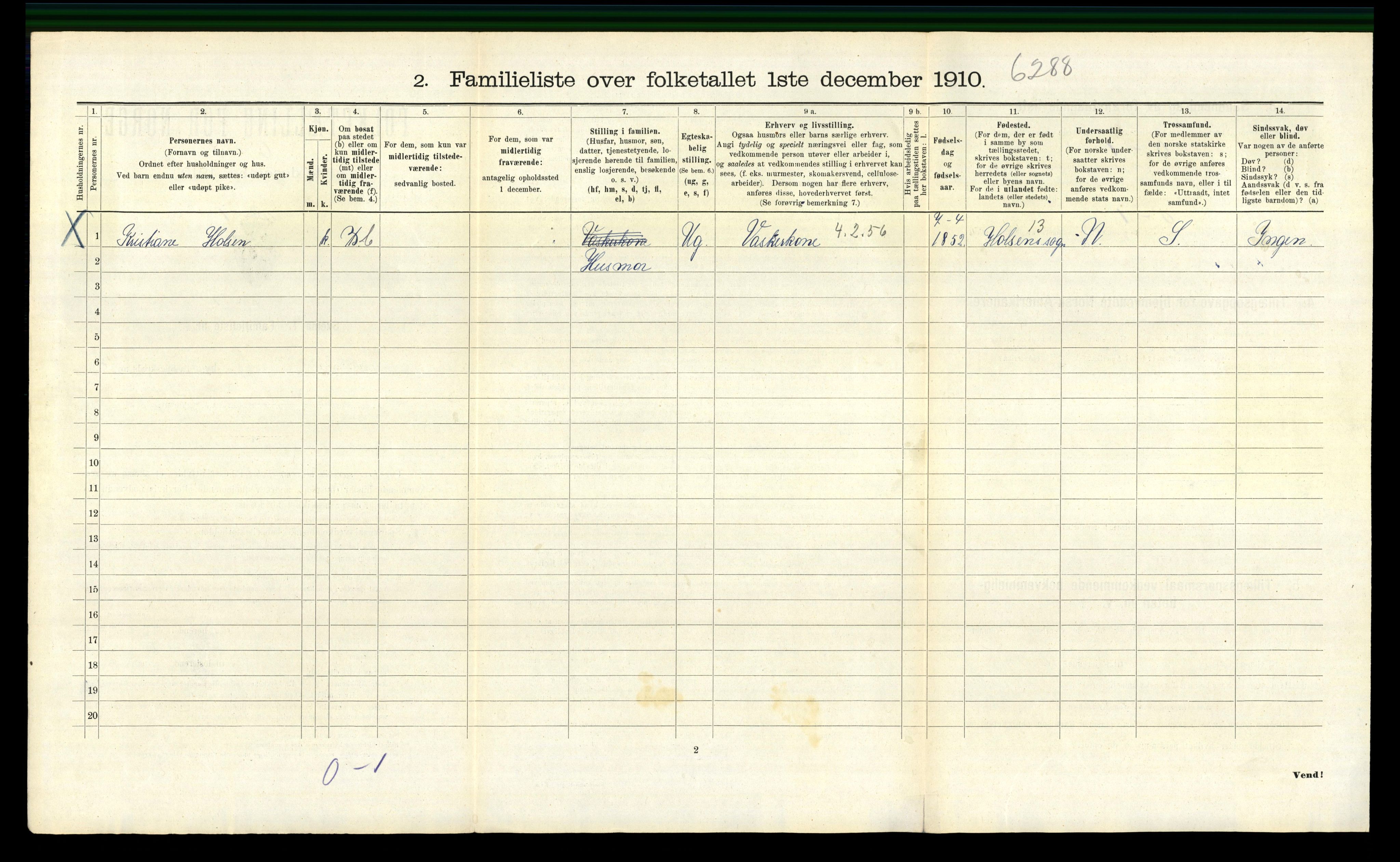 RA, 1910 census for Bergen, 1910, p. 21944