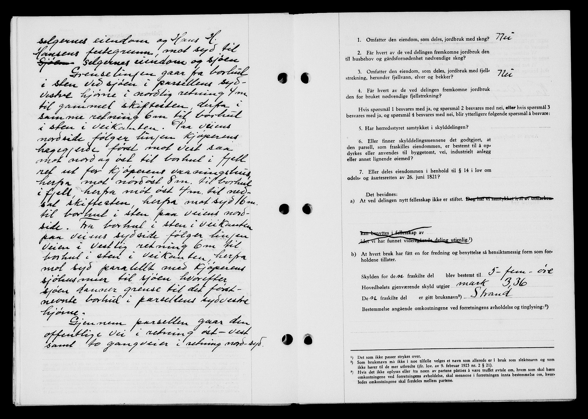 Flekkefjord sorenskriveri, AV/SAK-1221-0001/G/Gb/Gba/L0053: Mortgage book no. A-1, 1936-1937, Diary no: : 427/1936