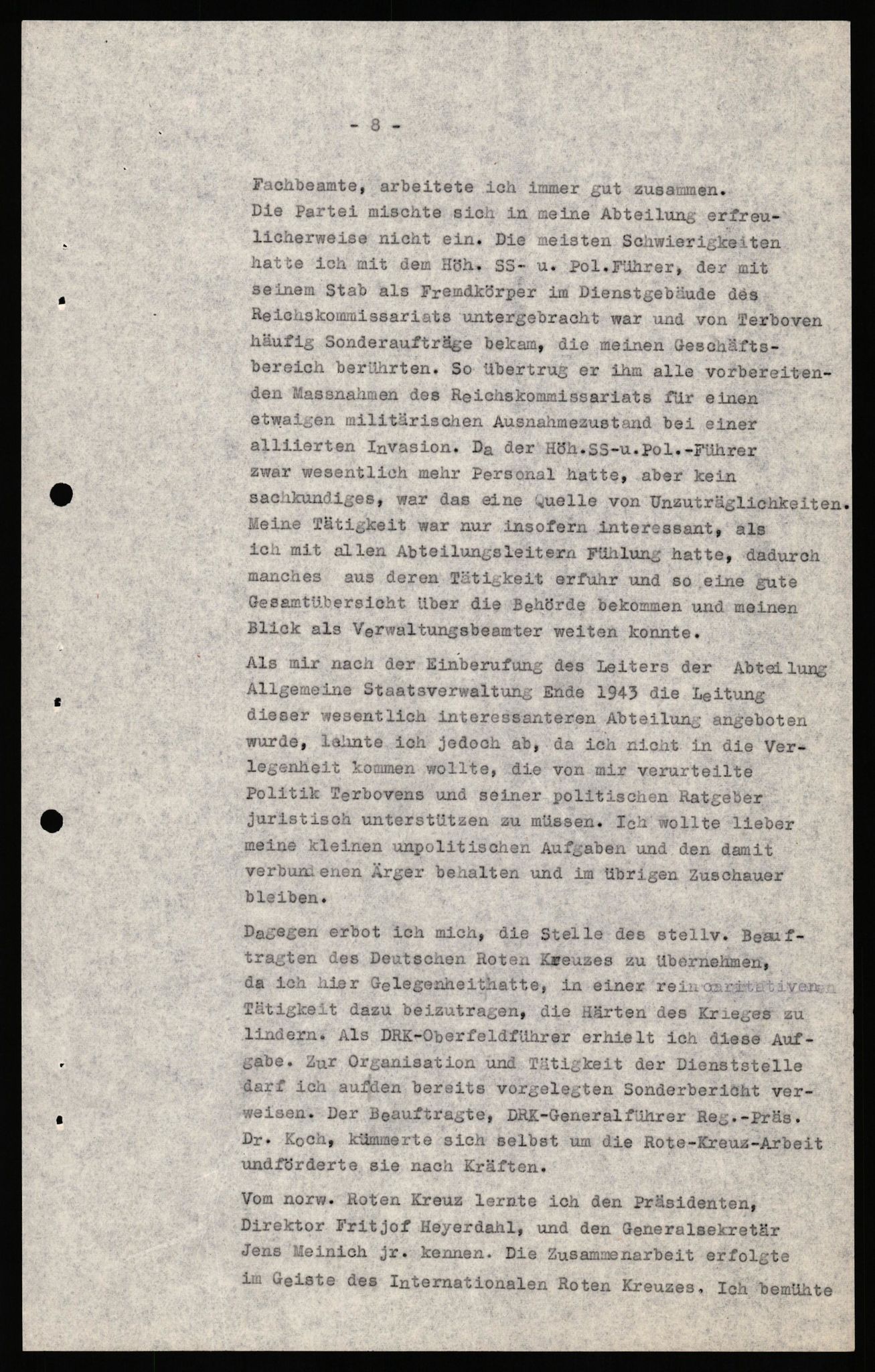 Forsvaret, Forsvarets overkommando II, AV/RA-RAFA-3915/D/Db/L0035: CI Questionaires. Tyske okkupasjonsstyrker i Norge. Tyskere., 1945-1946, p. 39