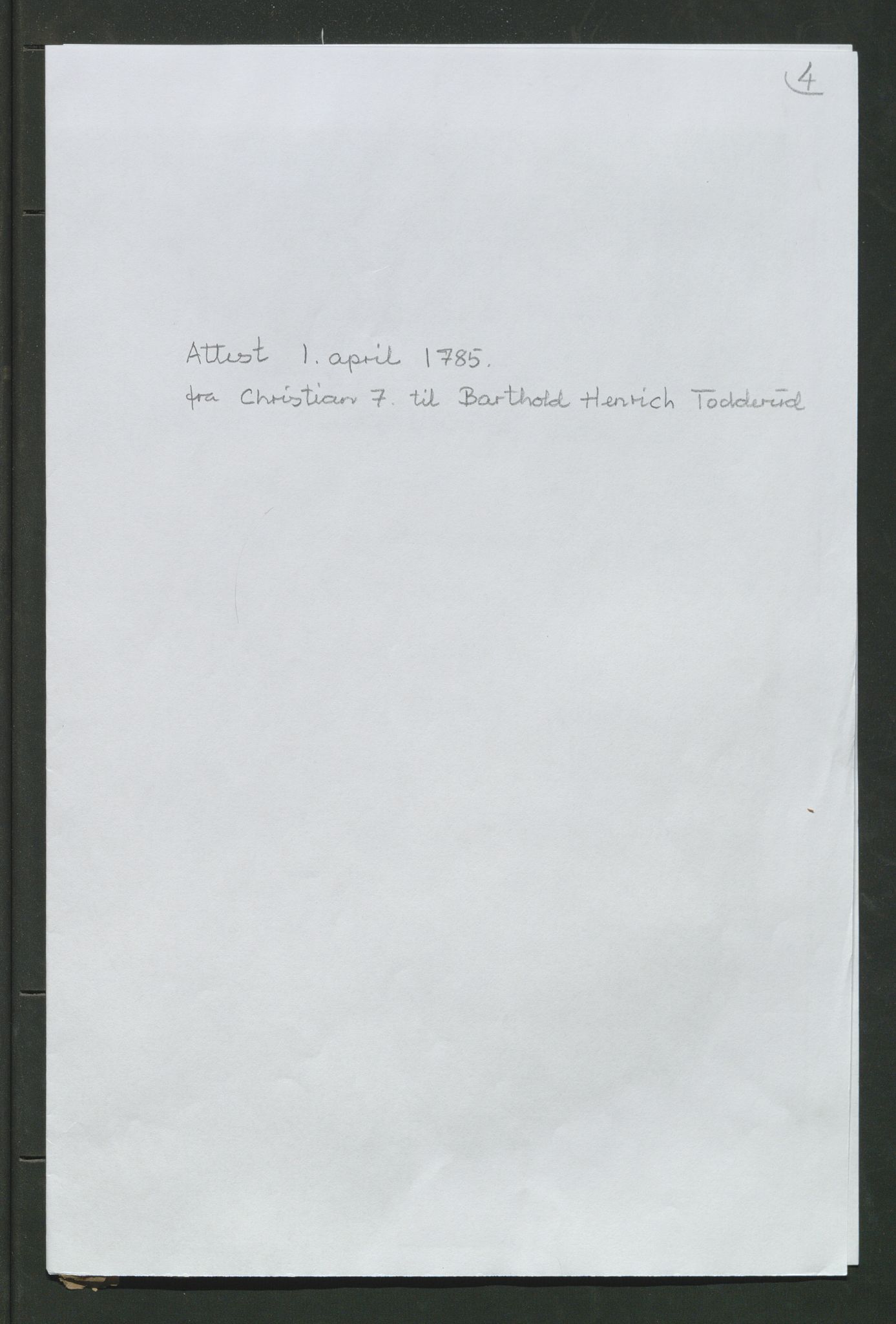 Åker i Vang, Hedmark, og familien Todderud, AV/SAH-ARK-010/H/Ha/L0001: Personlige dokumenter, 1724-1933, p. 10