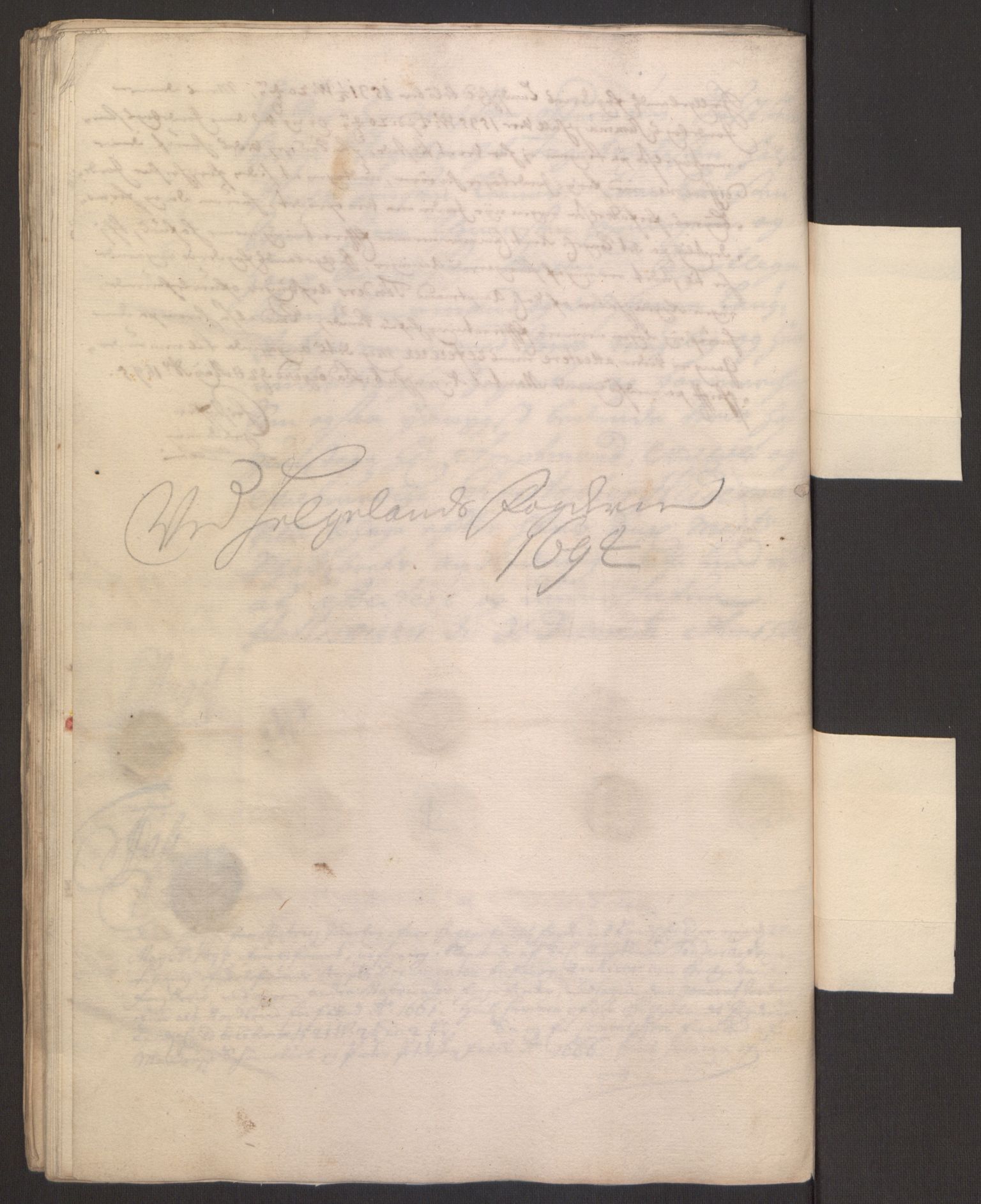 Rentekammeret inntil 1814, Reviderte regnskaper, Fogderegnskap, AV/RA-EA-4092/R65/L4505: Fogderegnskap Helgeland, 1693-1696, p. 228