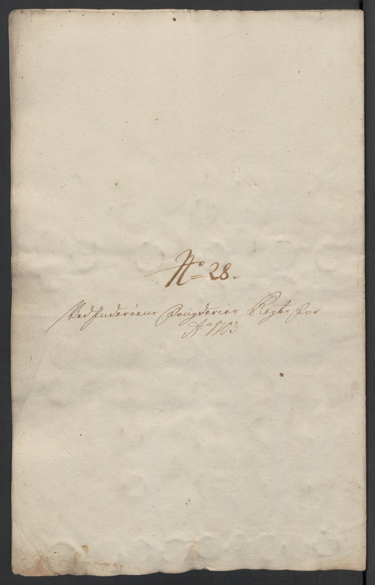 Rentekammeret inntil 1814, Reviderte regnskaper, Fogderegnskap, RA/EA-4092/R63/L4313: Fogderegnskap Inderøy, 1703-1704, p. 309
