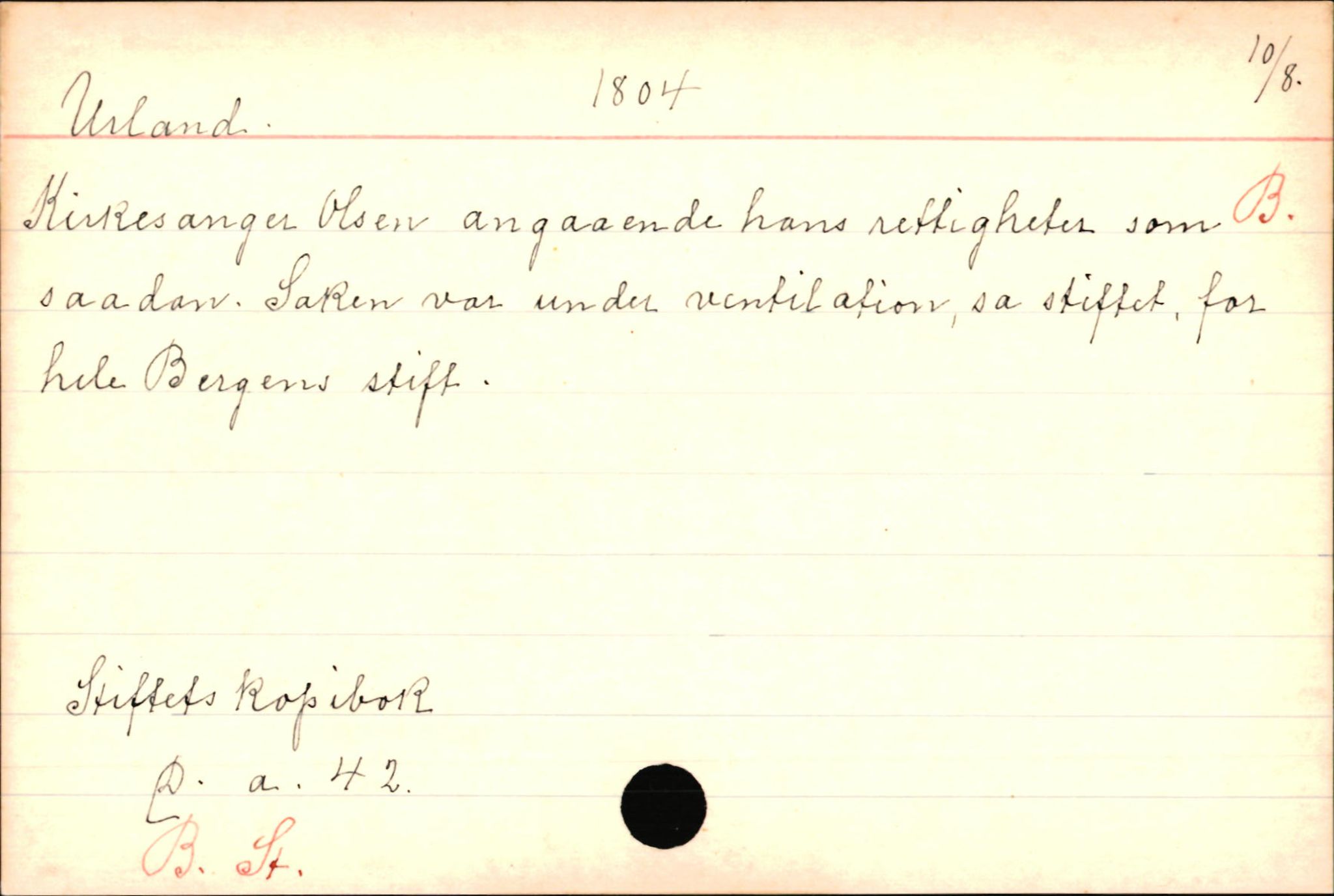 Haugen, Johannes - lærer, AV/SAB-SAB/PA-0036/01/L0001: Om klokkere og lærere, 1521-1904, p. 9190