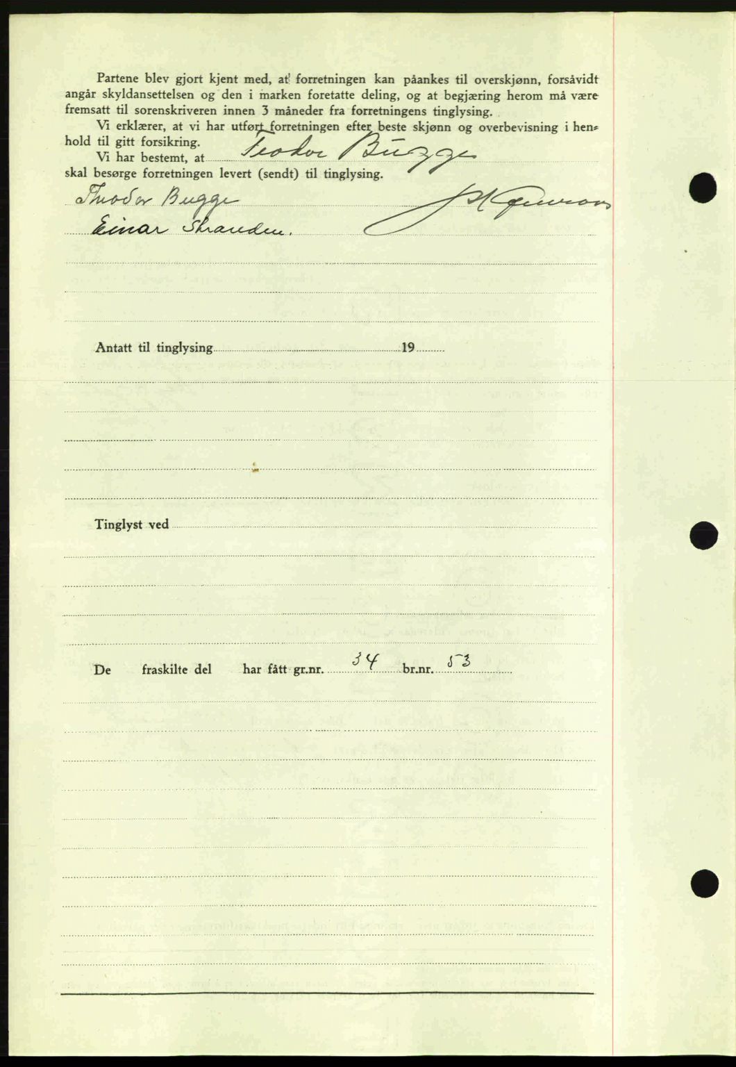 Romsdal sorenskriveri, AV/SAT-A-4149/1/2/2C: Mortgage book no. A6, 1938-1939, Diary no: : 948/1939