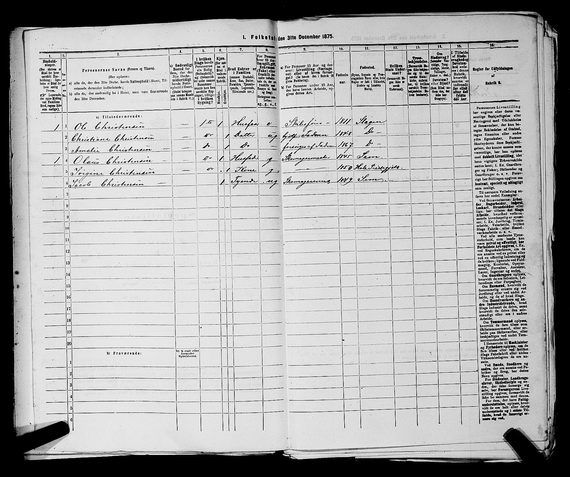 SAKO, 1875 census for 0704B Borre/Åsgårdstrand, 1875, p. 105