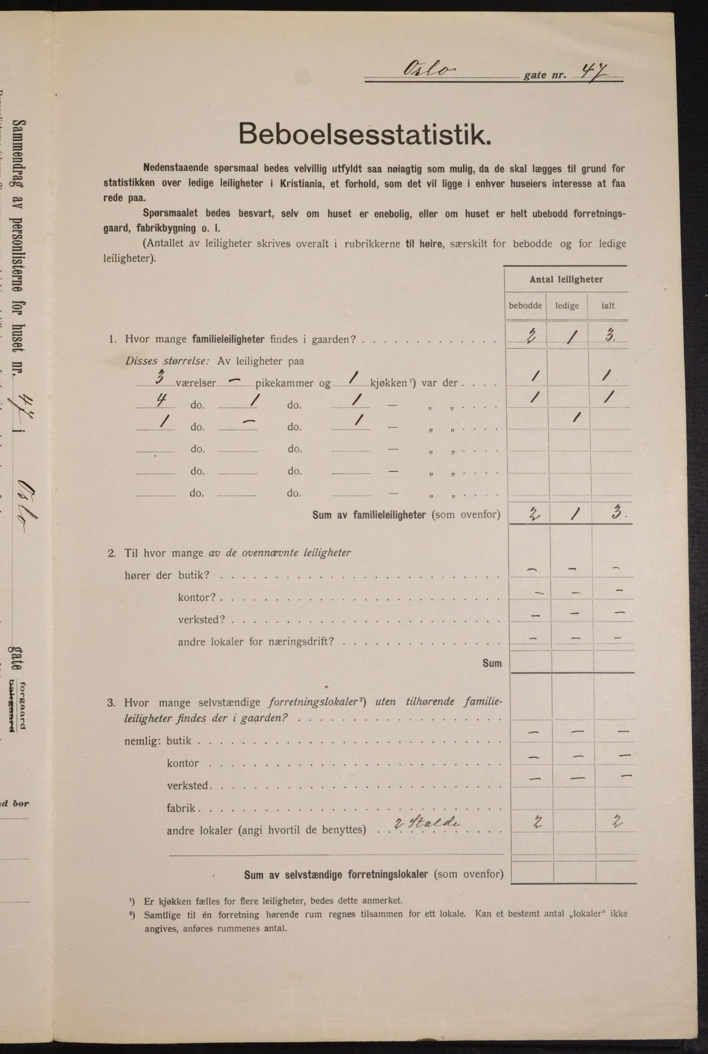 OBA, Municipal Census 1913 for Kristiania, 1913, p. 77527