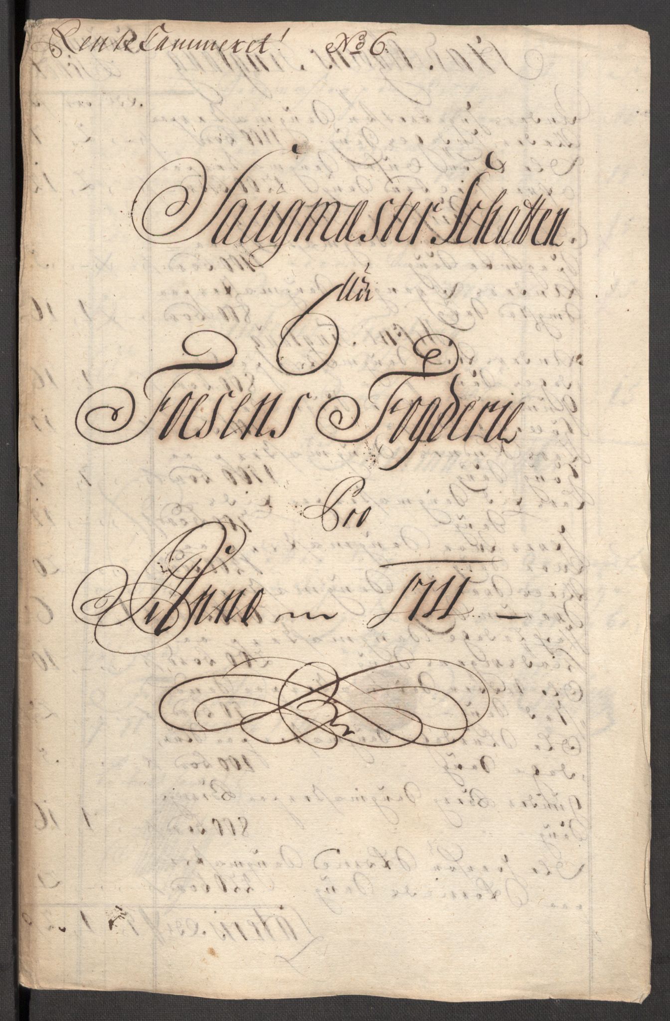 Rentekammeret inntil 1814, Reviderte regnskaper, Fogderegnskap, AV/RA-EA-4092/R57/L3860: Fogderegnskap Fosen, 1711, p. 85