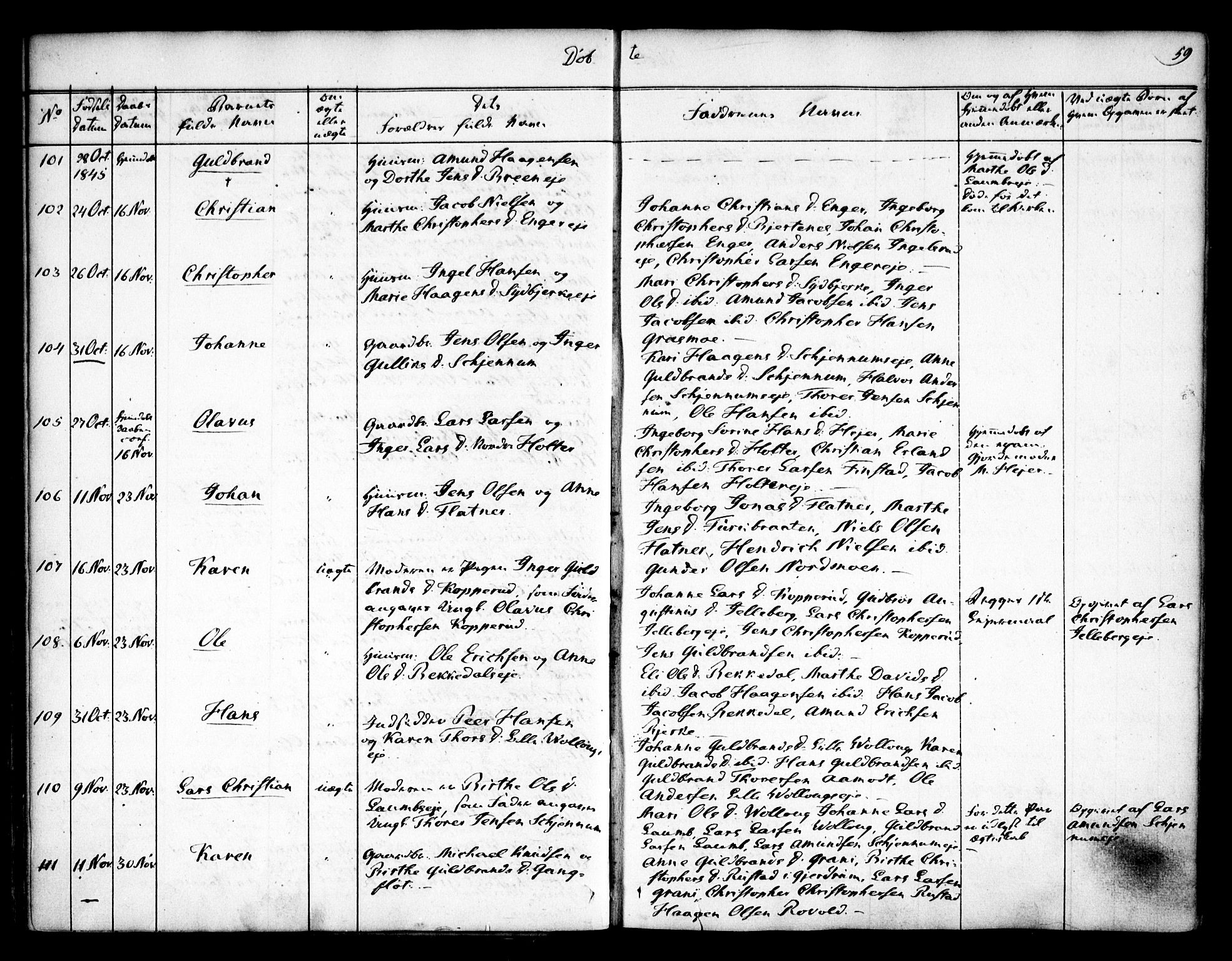 Nannestad prestekontor Kirkebøker, SAO/A-10414a/F/Fa/L0010: Parish register (official) no. I 10, 1840-1850, p. 59