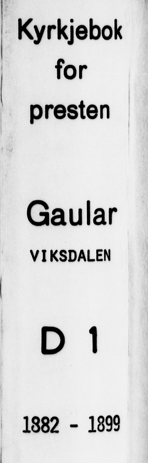 Gaular sokneprestembete, AV/SAB-A-80001/H/Haa: Parish register (official) no. D 1, 1882-1899