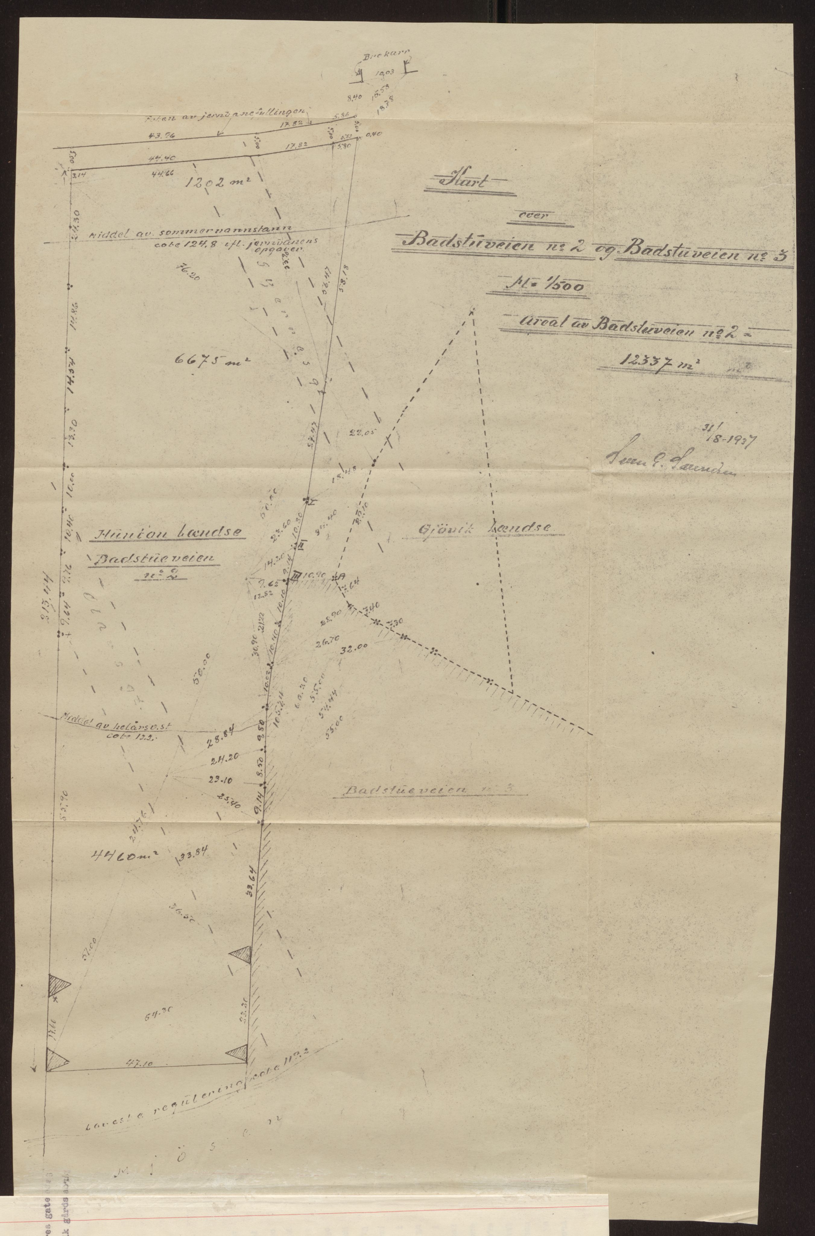 Toten tingrett, SAH/TING-006/H/Hb/Hbc/L0003: Mortgage book no. Hbc-03, 1937-1938, Diary no: : 2340/1937